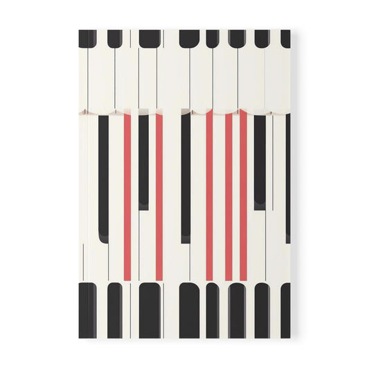 Treble Track - Piano Keys Softcover Notebook, A5