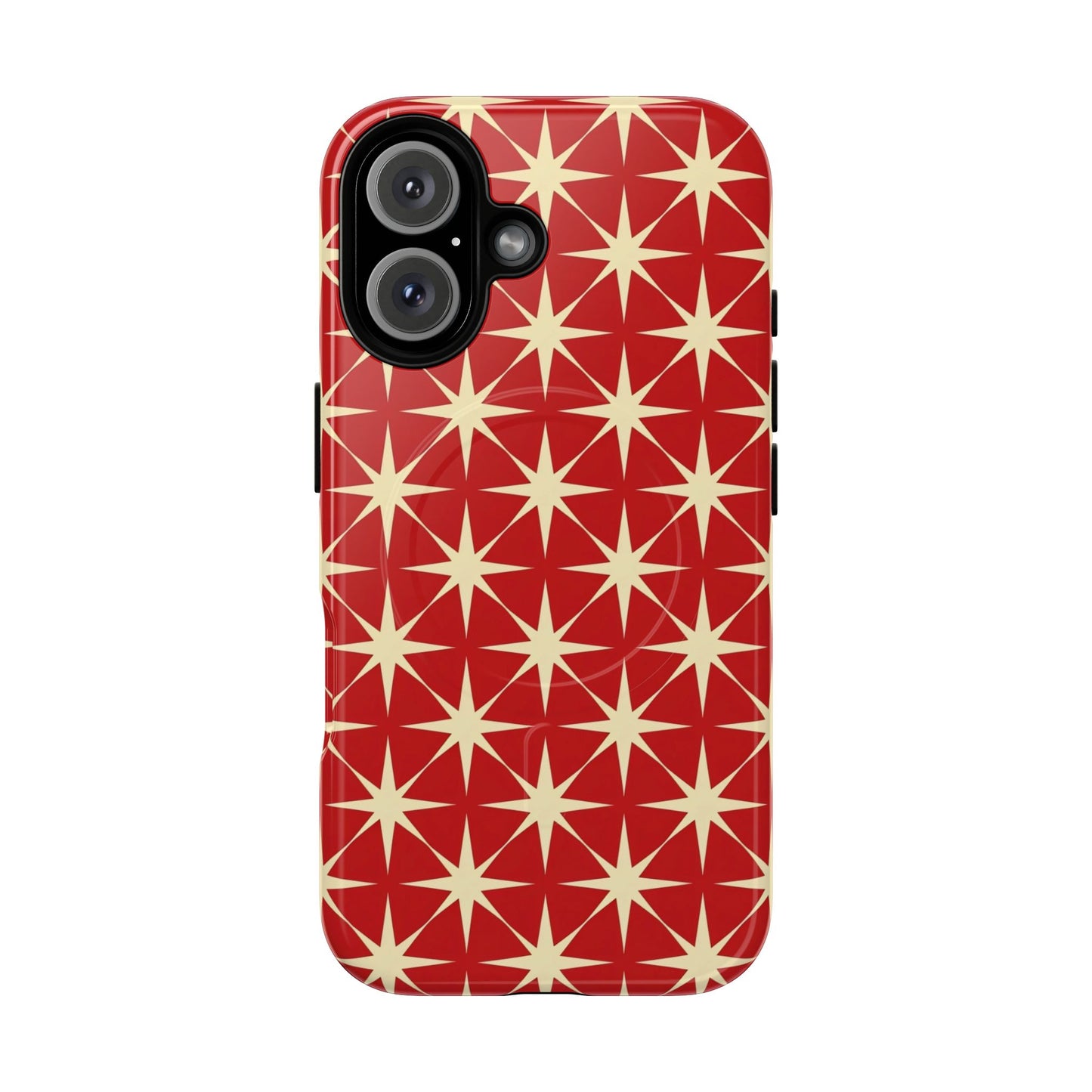 Crimson Star Tough Magnetic Phone Case