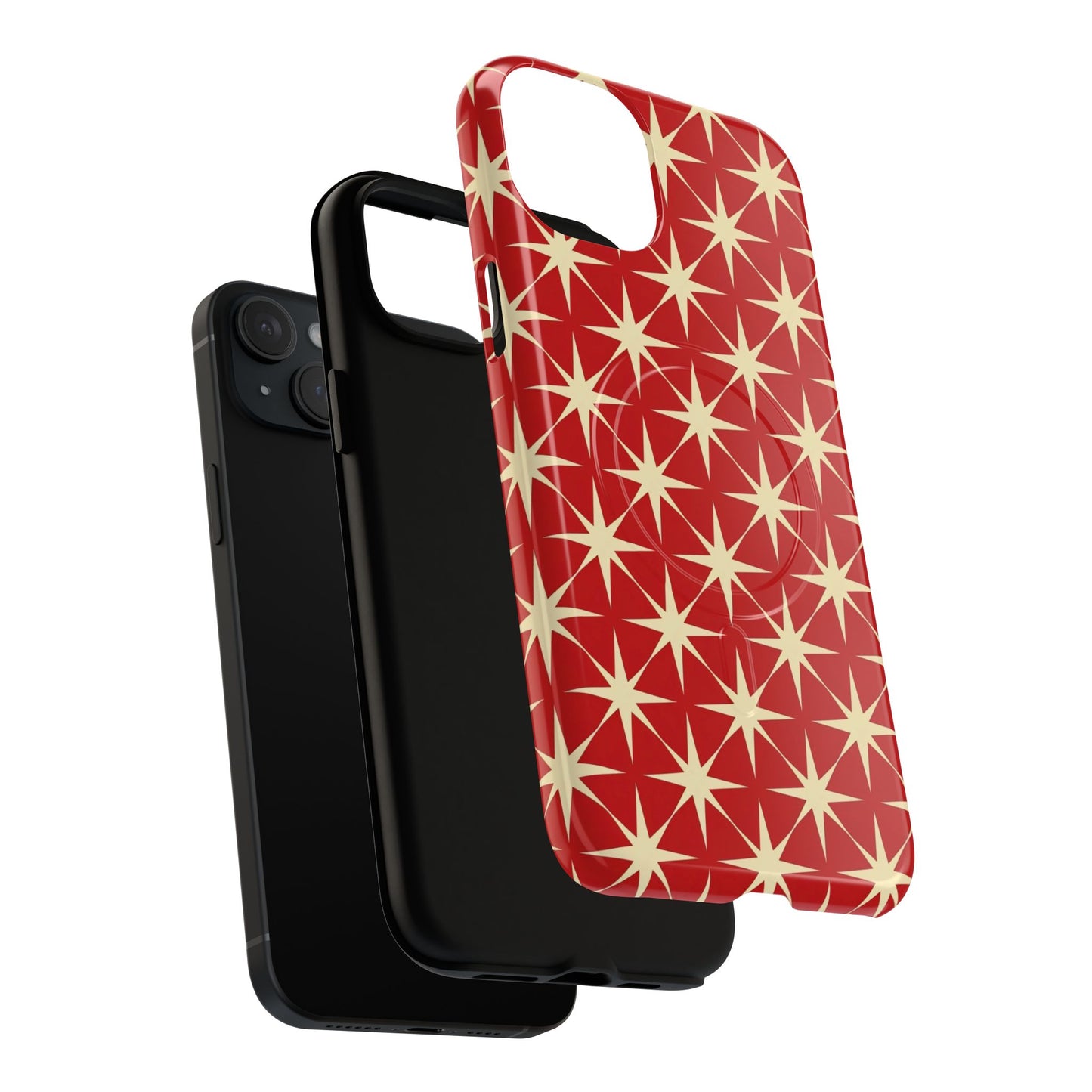 Crimson Star Tough Magnetic Phone Case