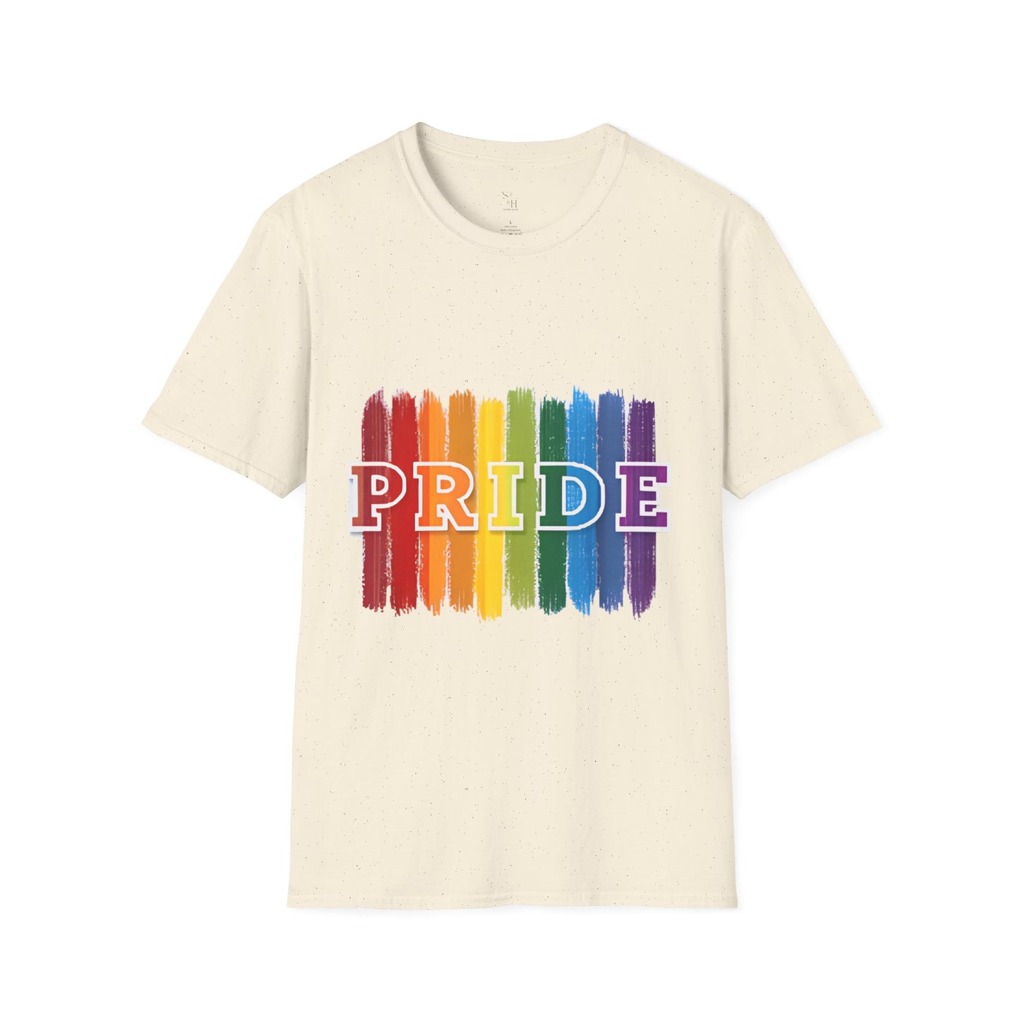 Pride Rainbow Stripes & Fingerprint T-Shirt