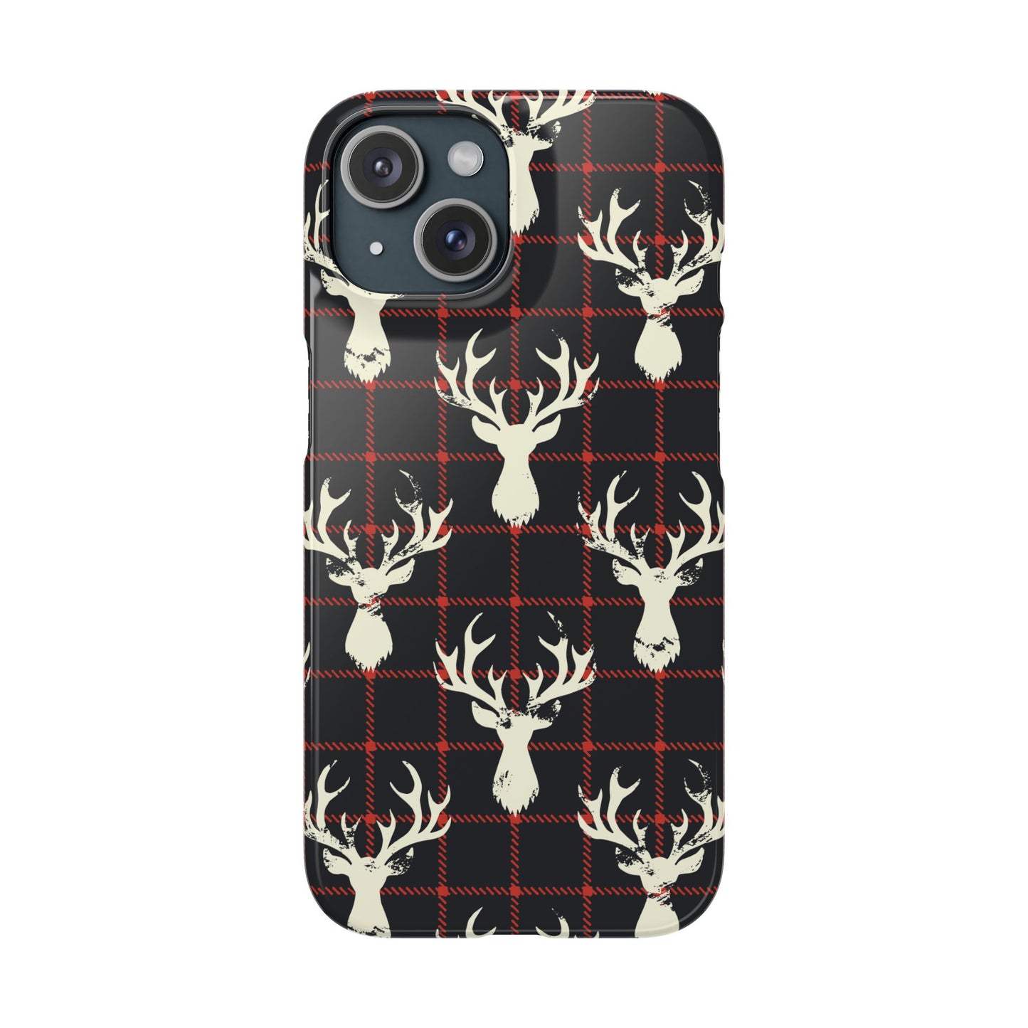 Stag Plaid Snap Case