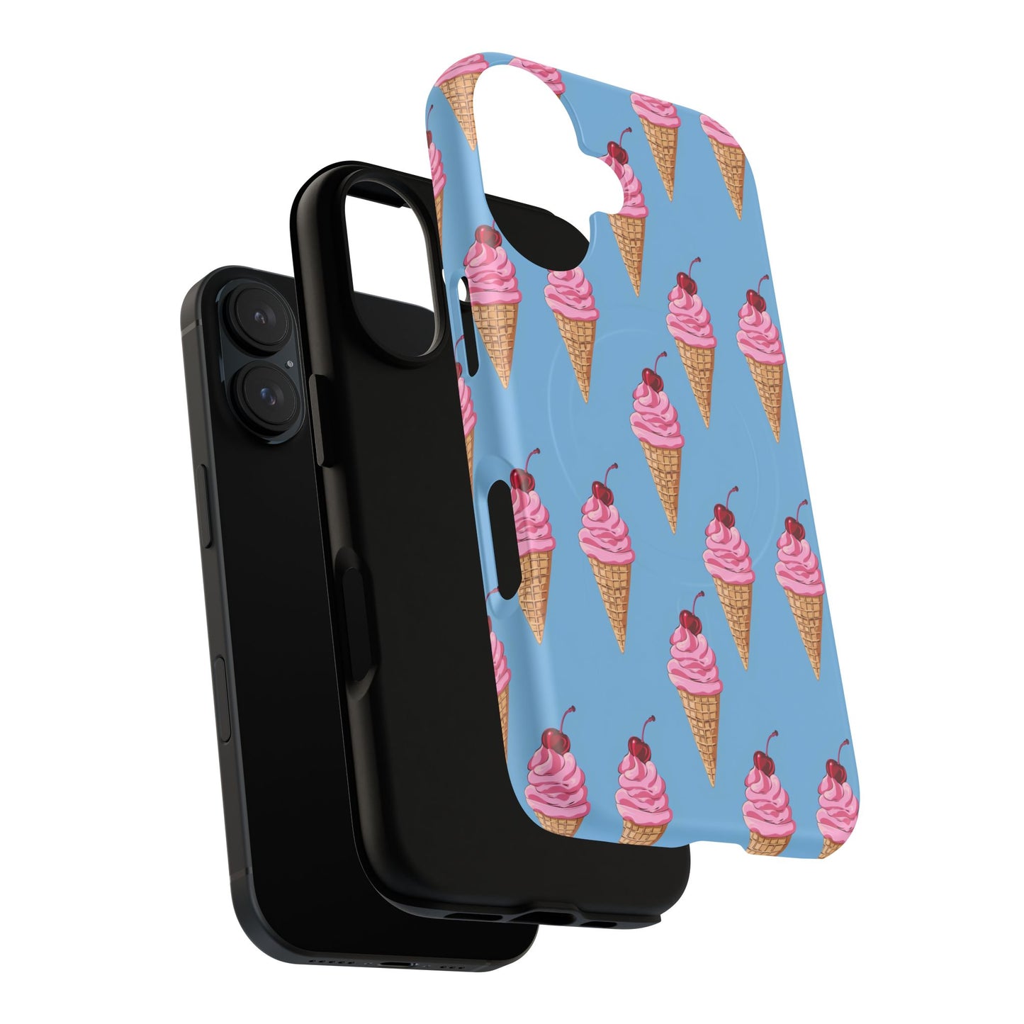 Cherry Swirl Tough Magnetic Phone Case