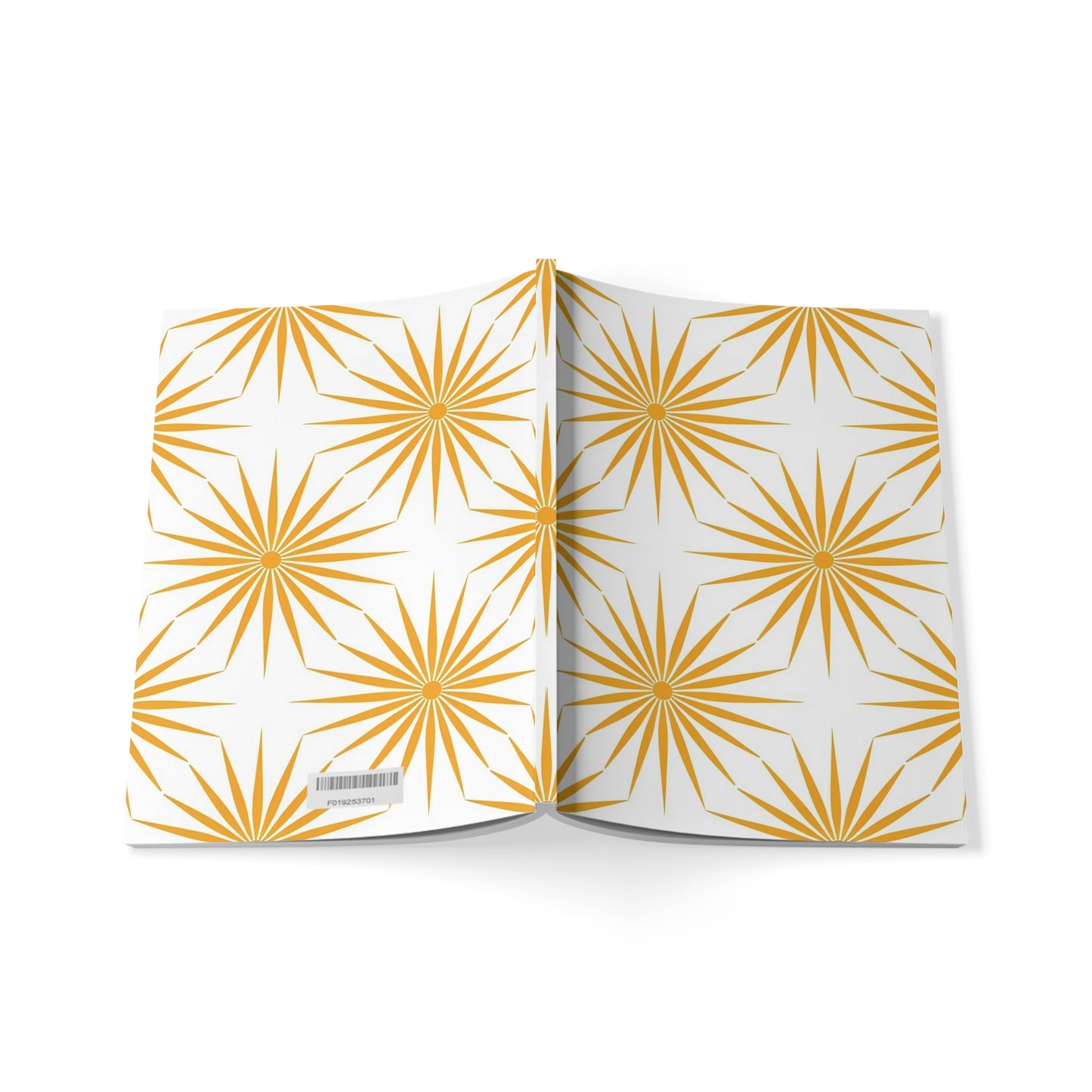 Sun Star A5 Notebook with Starburst Design