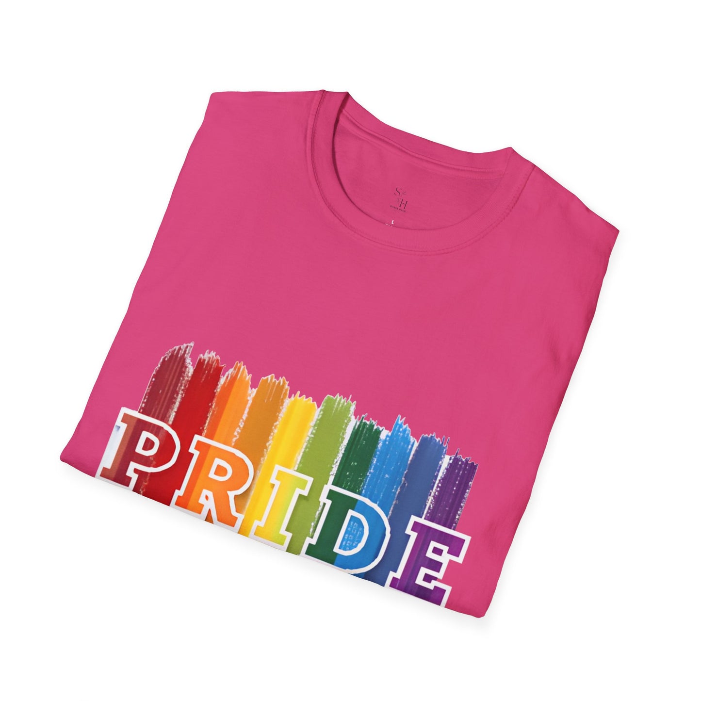 Pride Rainbow Stripes & Fingerprint T-Shirt