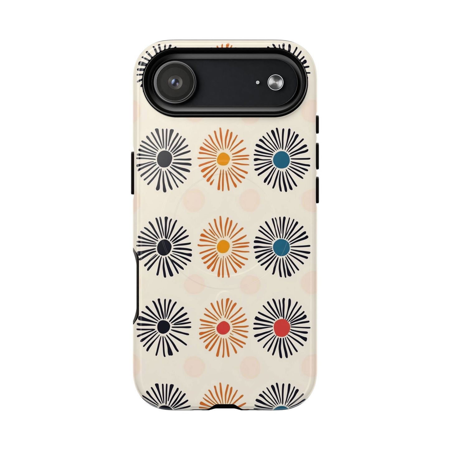Burstwise Colorful Floral Tough Magnetic Case
