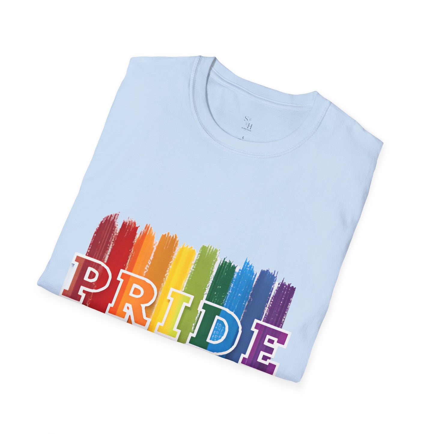 Pride Rainbow Stripes & Fingerprint T-Shirt