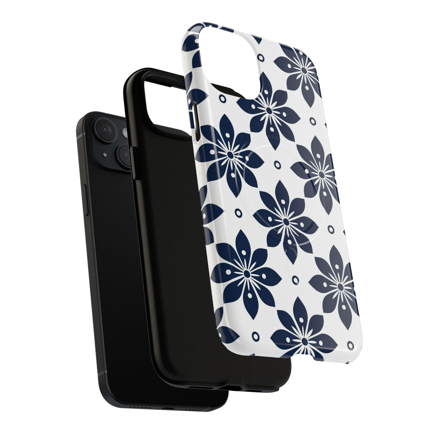 Azure Lattice Tough Magnetic Case