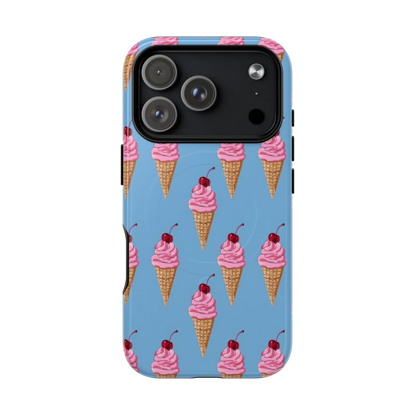 Cherry Swirl Tough Magnetic Phone Case