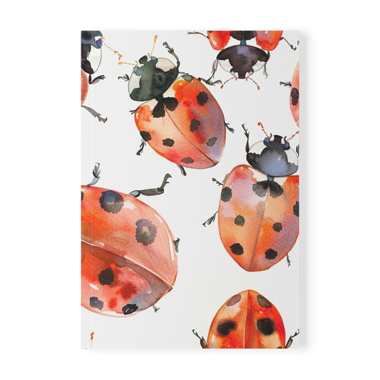 Lucky Swarm Ladybug Art Softcover Notebook, A5