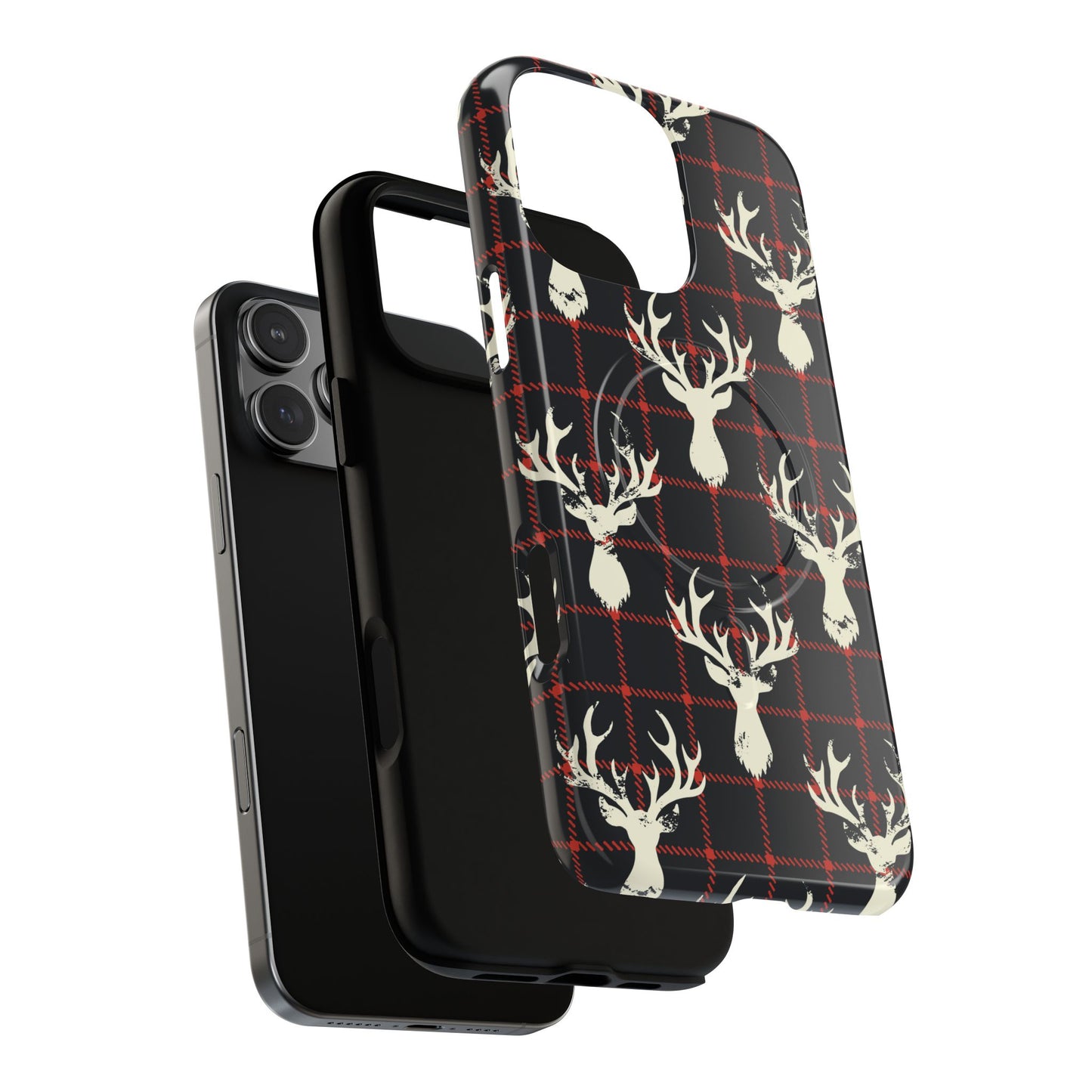 Stag Plaid Tough Magnetic Case