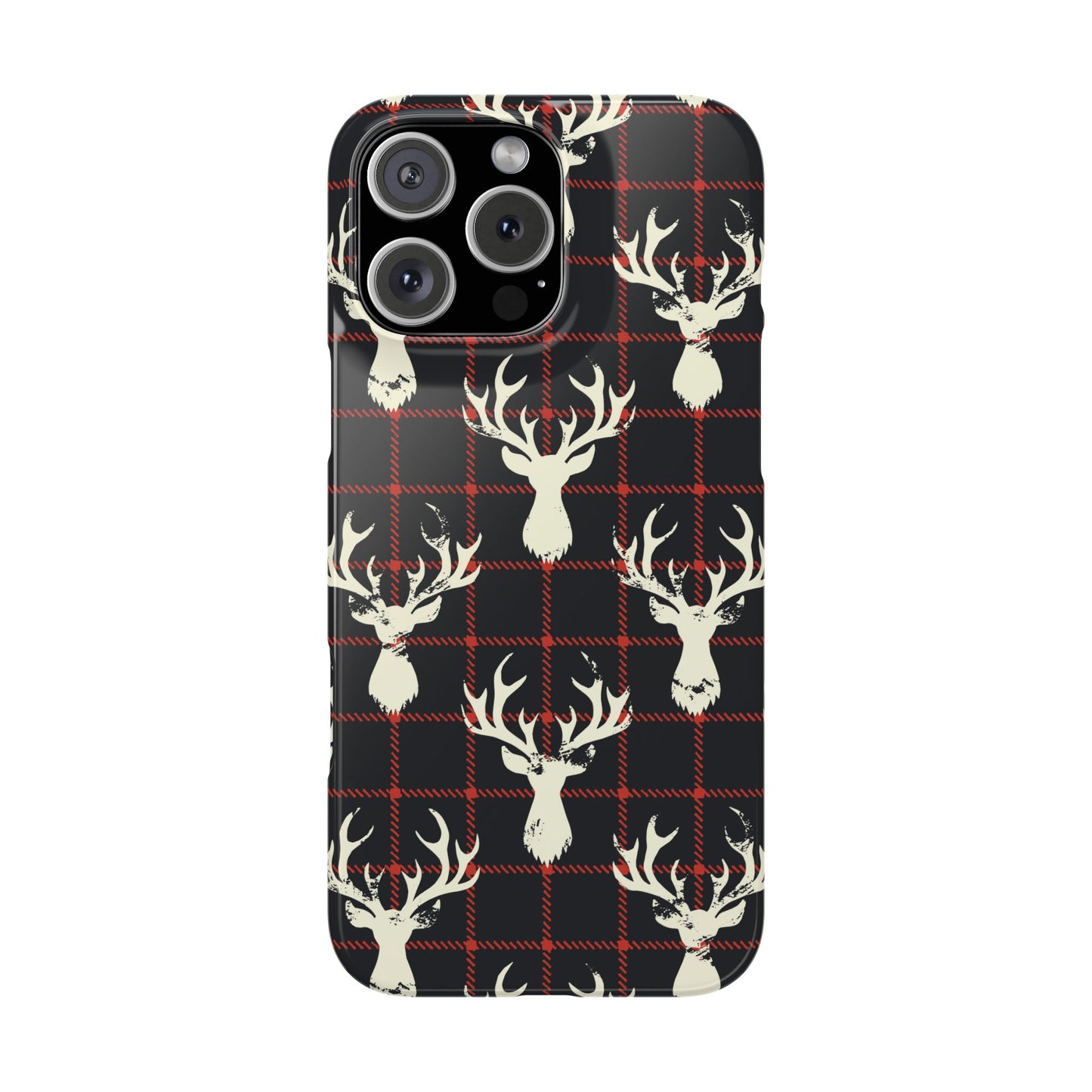 Stag Plaid Snap Case