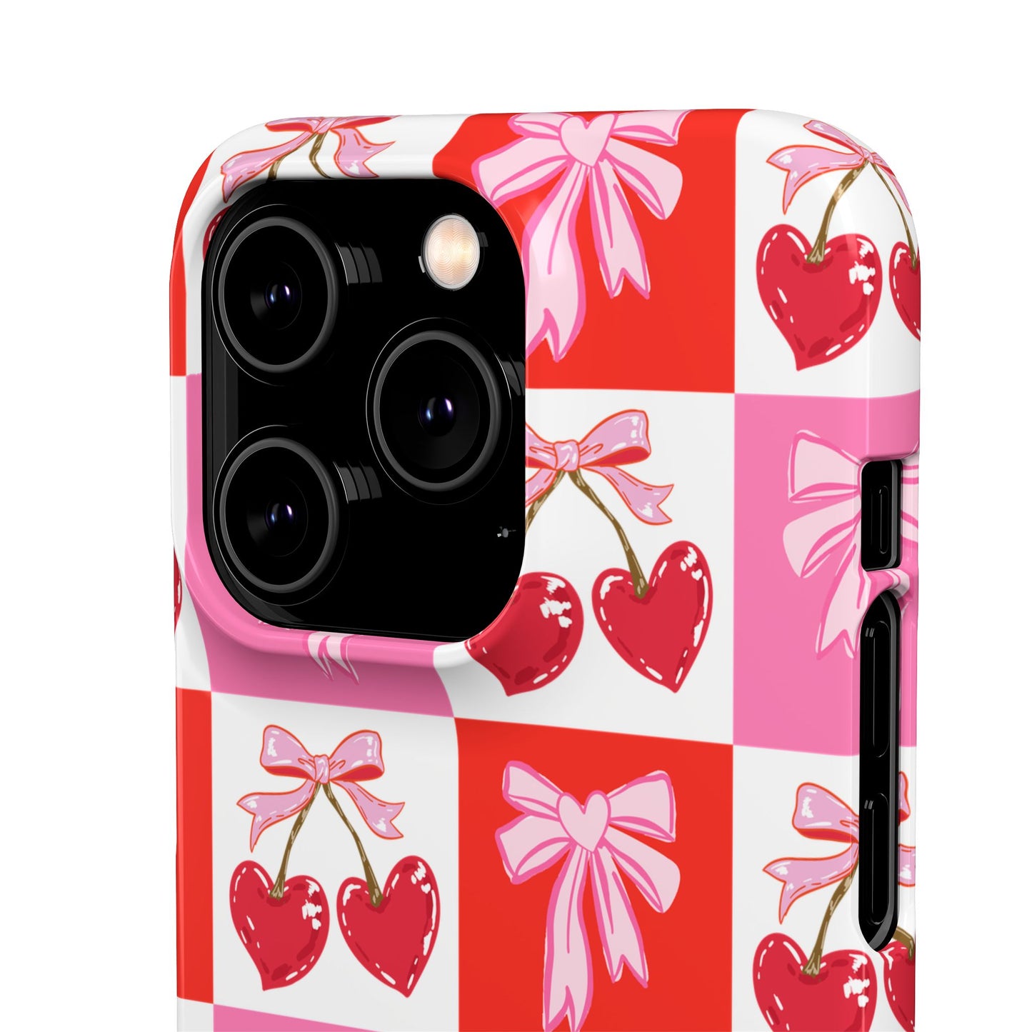 Sweet Pink Coquette Snap Case