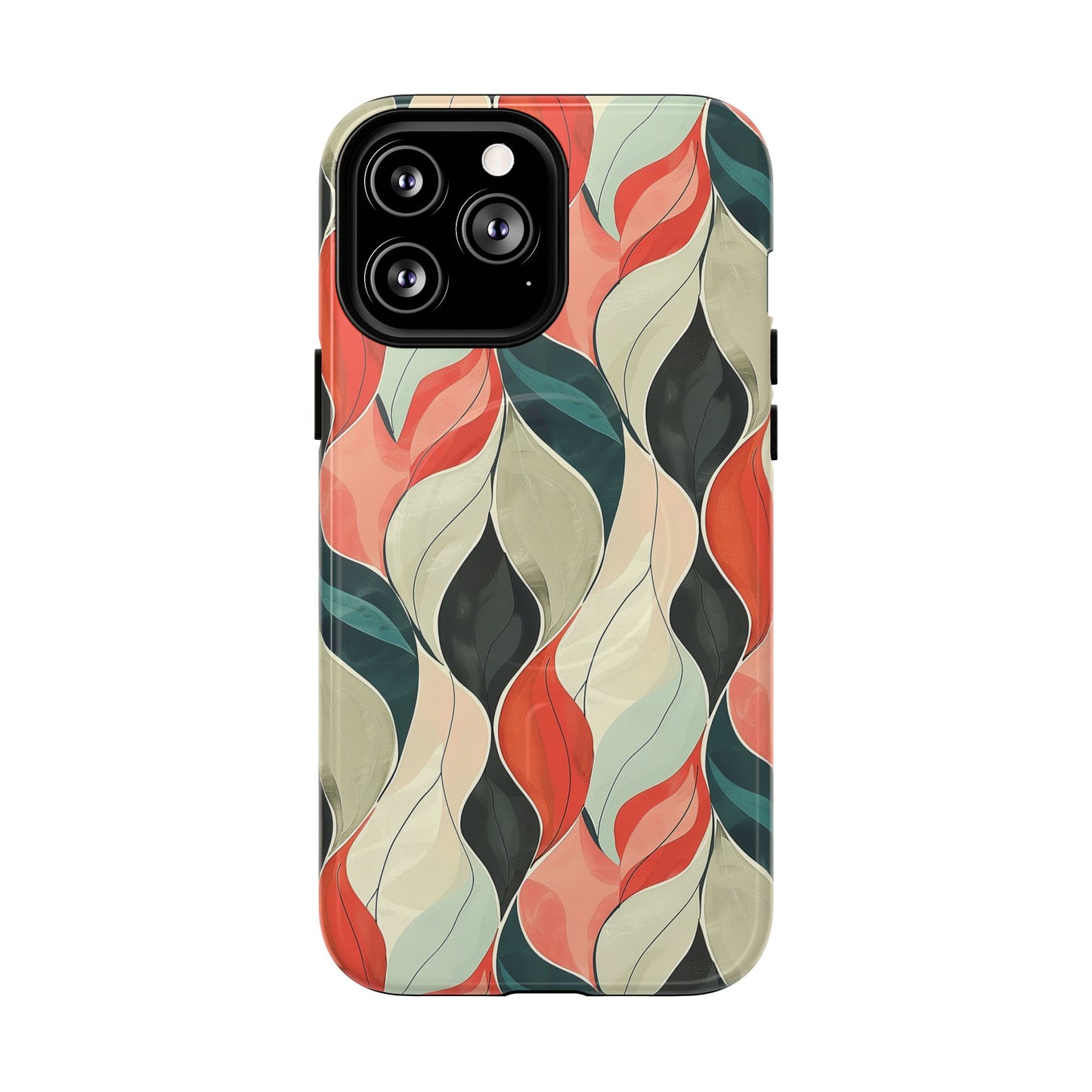 Soft Swirl Floral Tough Magnetic Case