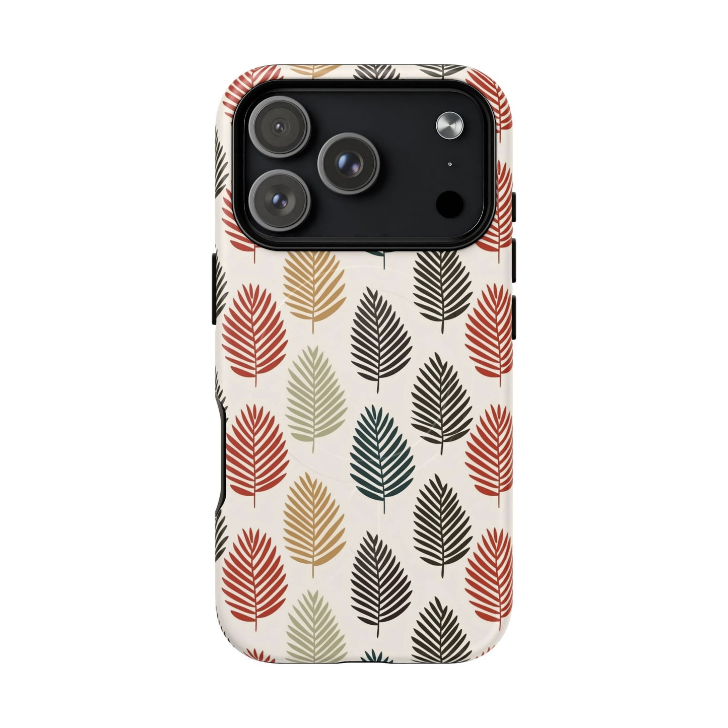 Robuste magnetische Handyhülle mit Herbstlaub-Motiv