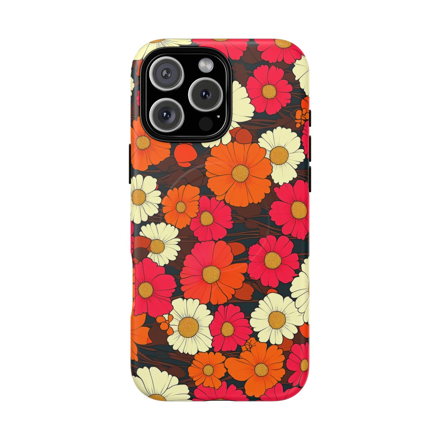 Flower Power Vintage Phone Tough Magnetic Case