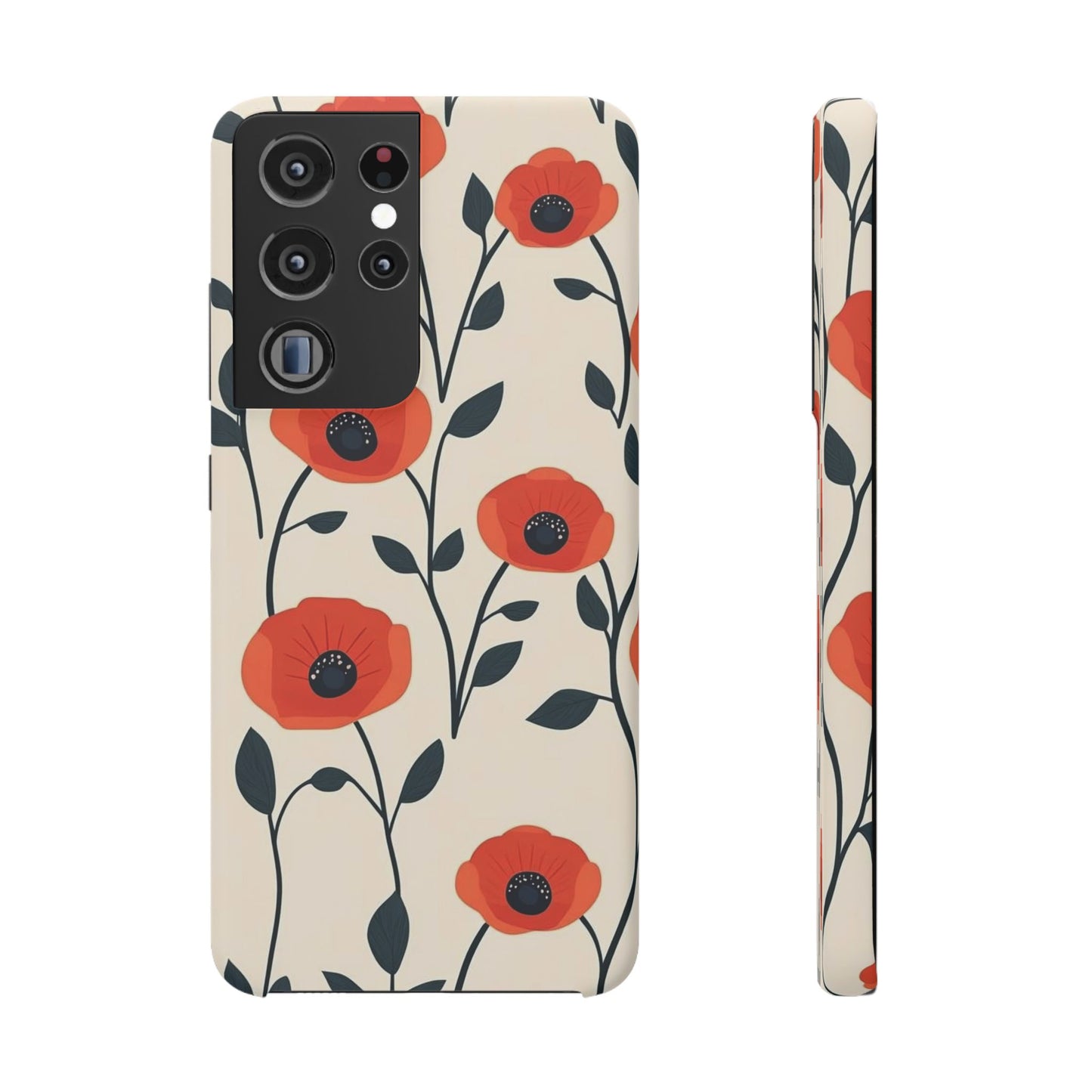 Poppy Fields Phone Snap Case