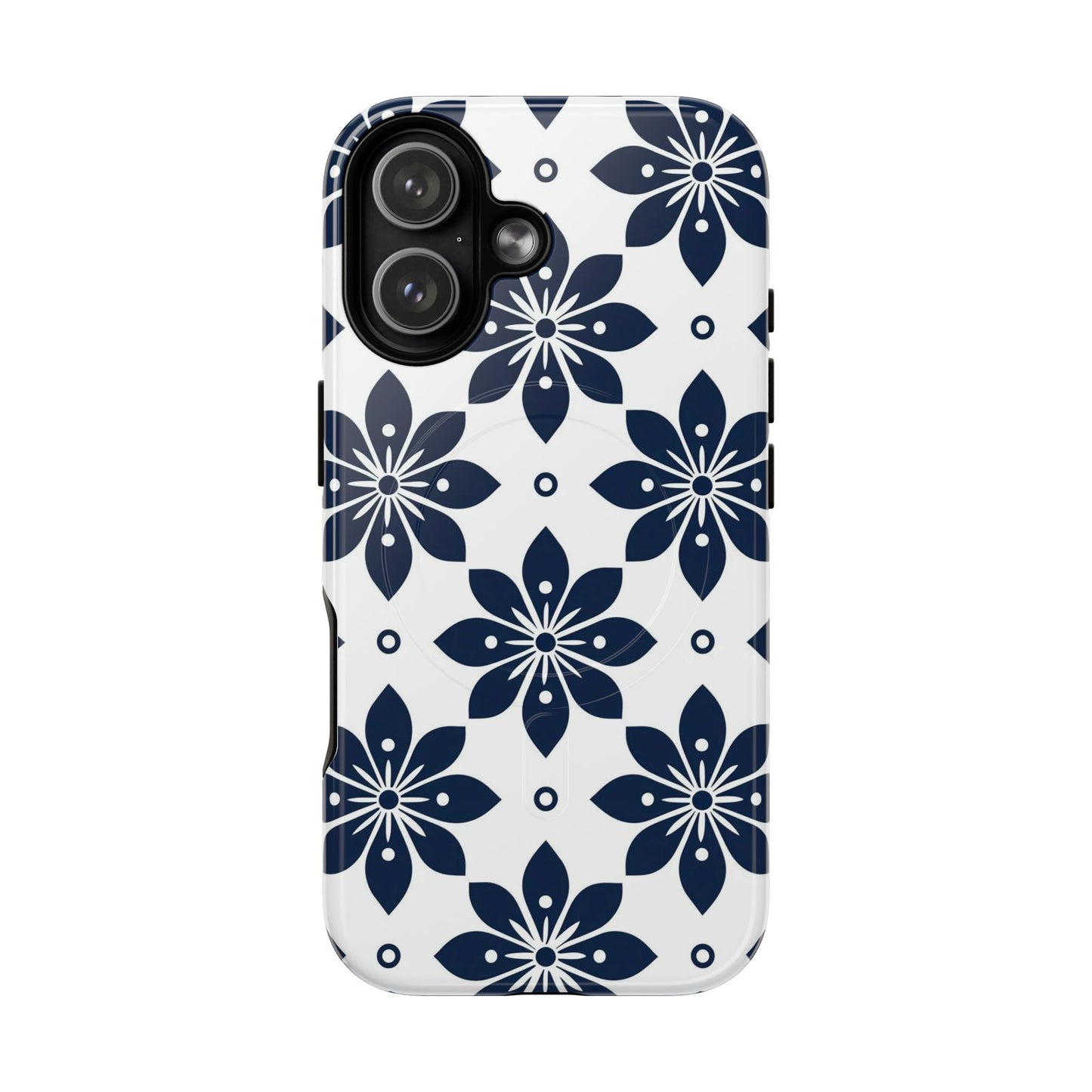 Azure Lattice Tough Magnetic Case