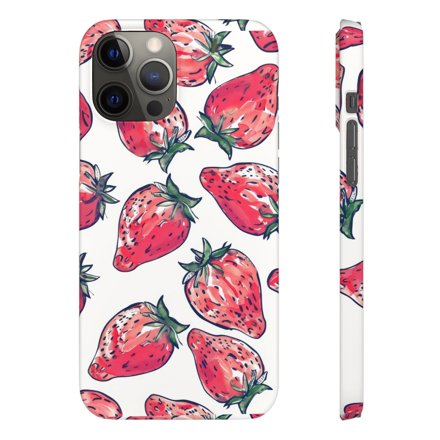 Creamy Berry Phone Snap Case