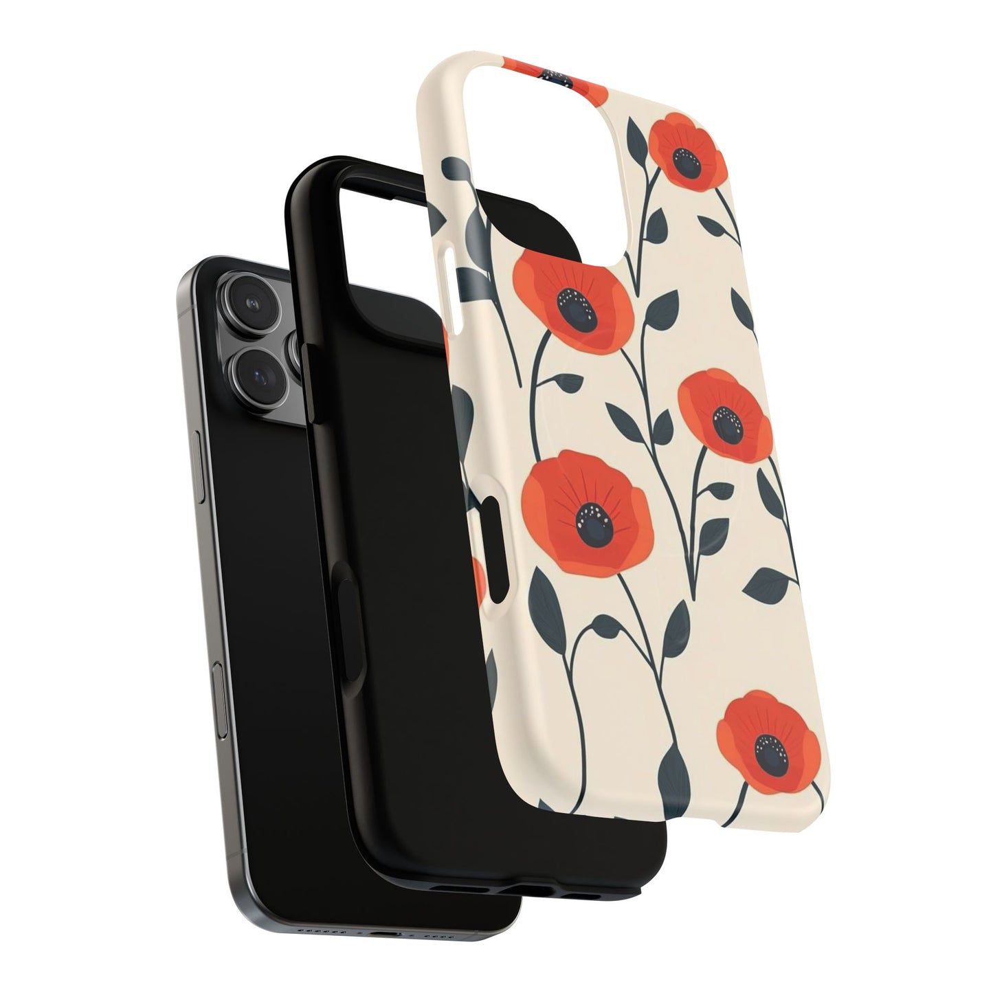 Poppy Fields Tough Magnetic Phone Case