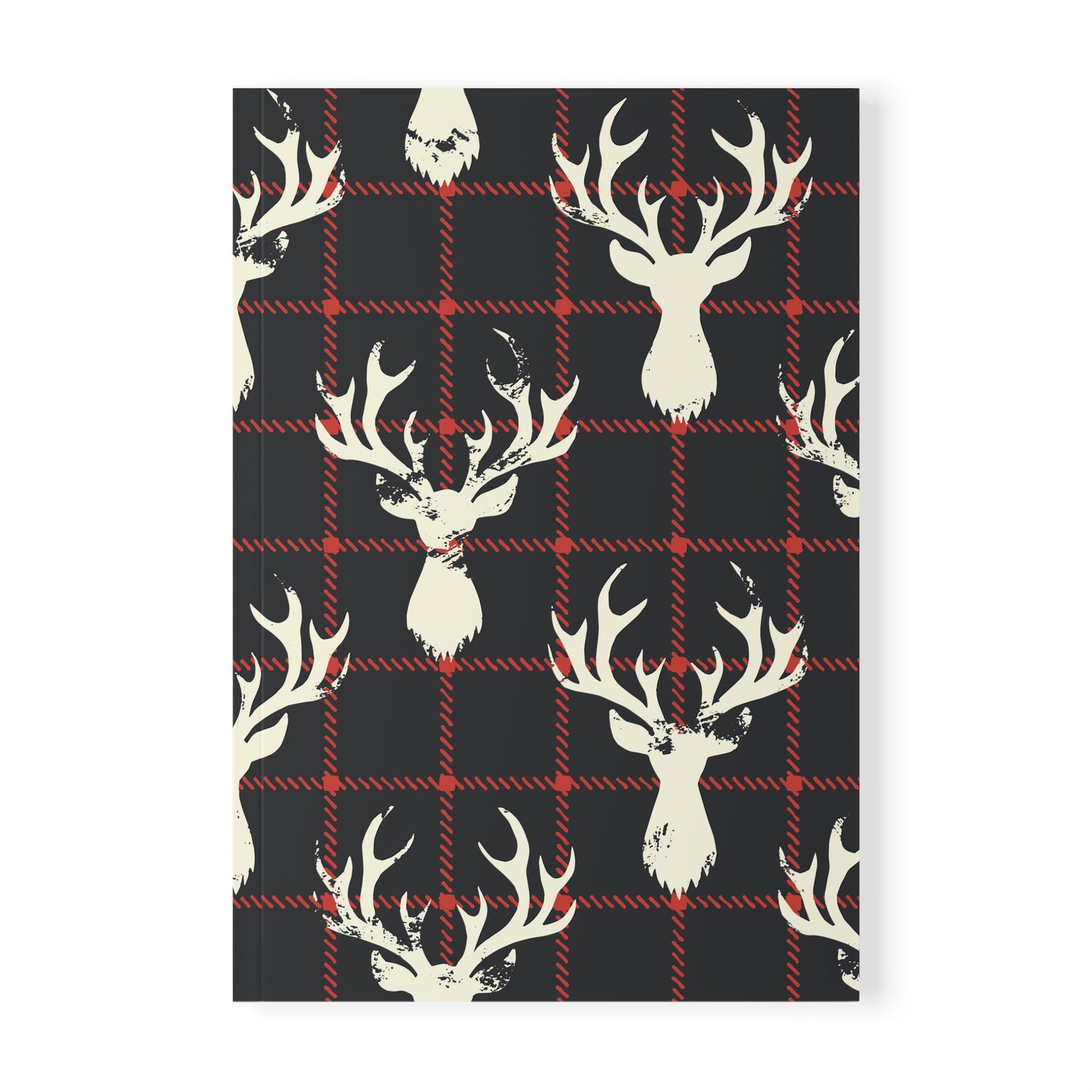 Stag Plaid Softcover Notebook, A5