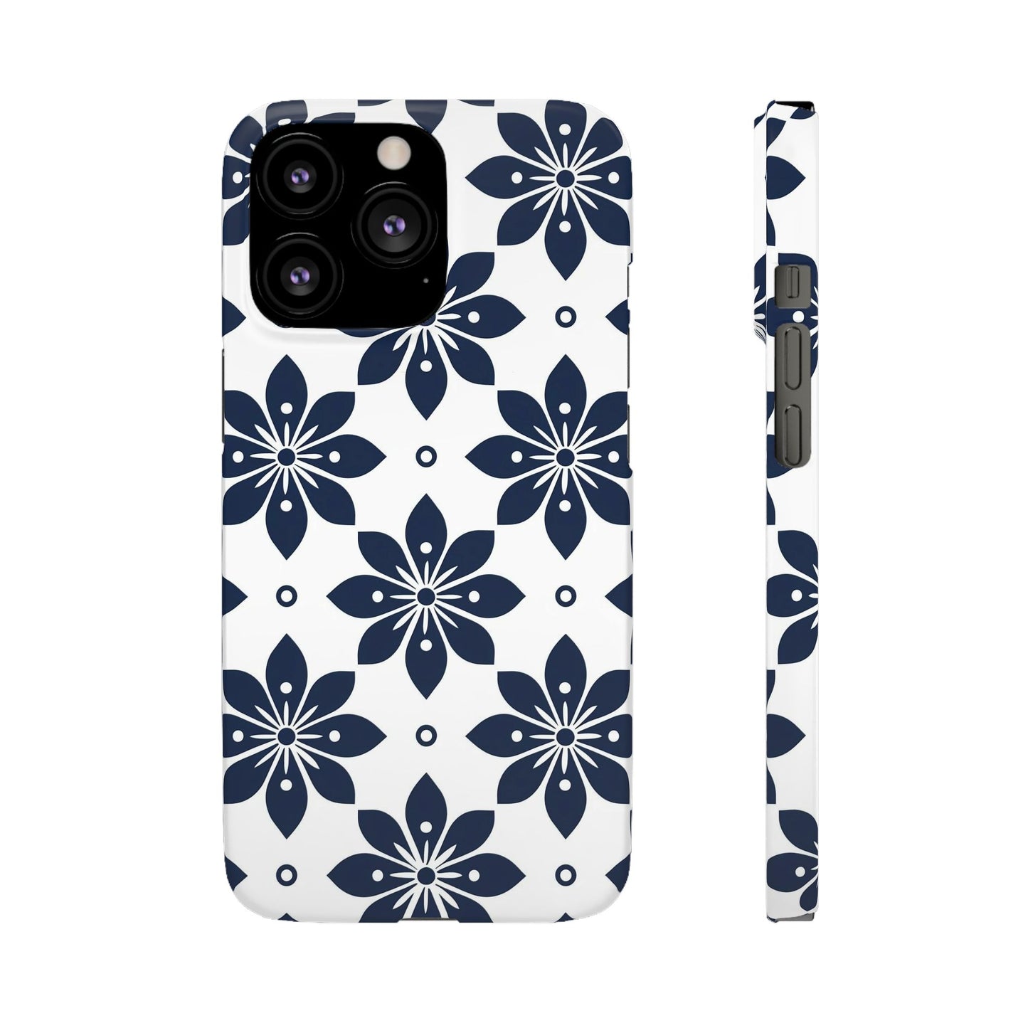 Azure Lattice Snap Case