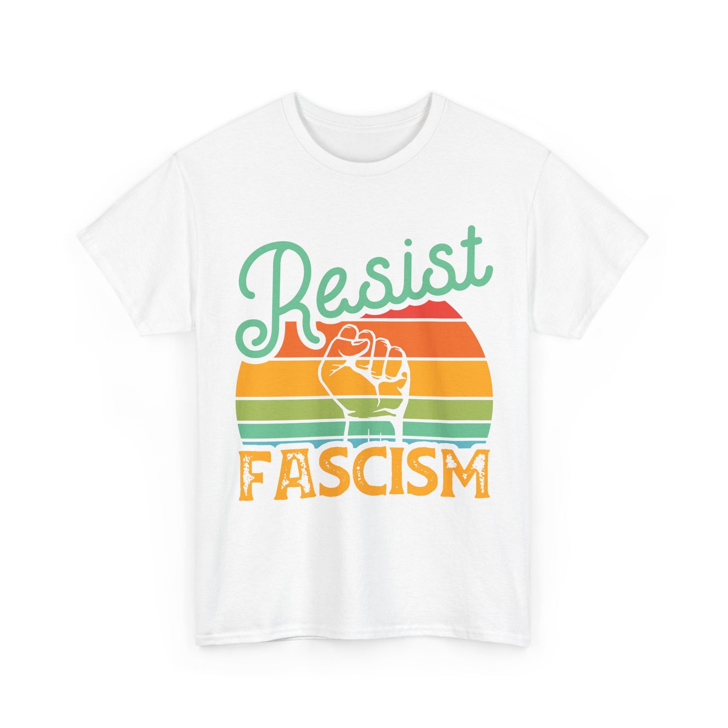 Unisex Protest Tee - Resist Fascism Graphic Shirt