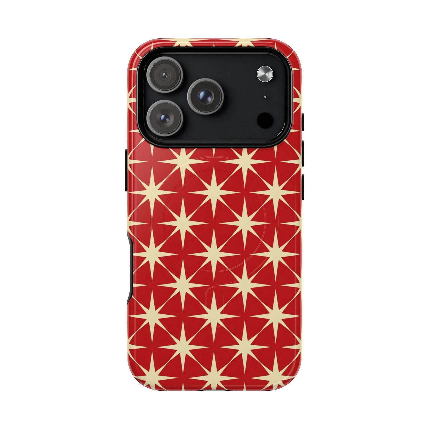 Crimson Star Tough Magnetic Phone Case