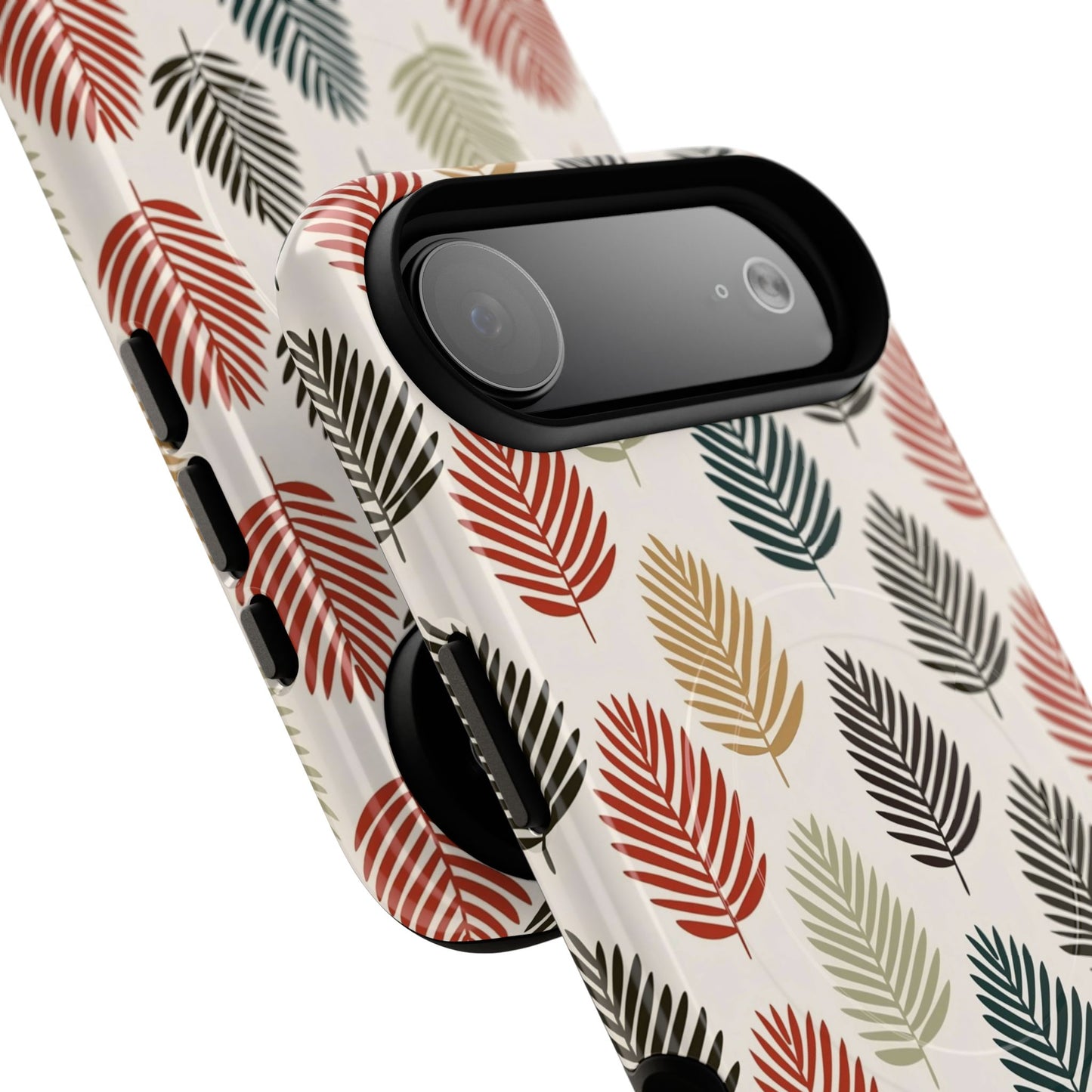 Robuste magnetische Handyhülle mit Herbstlaub-Motiv