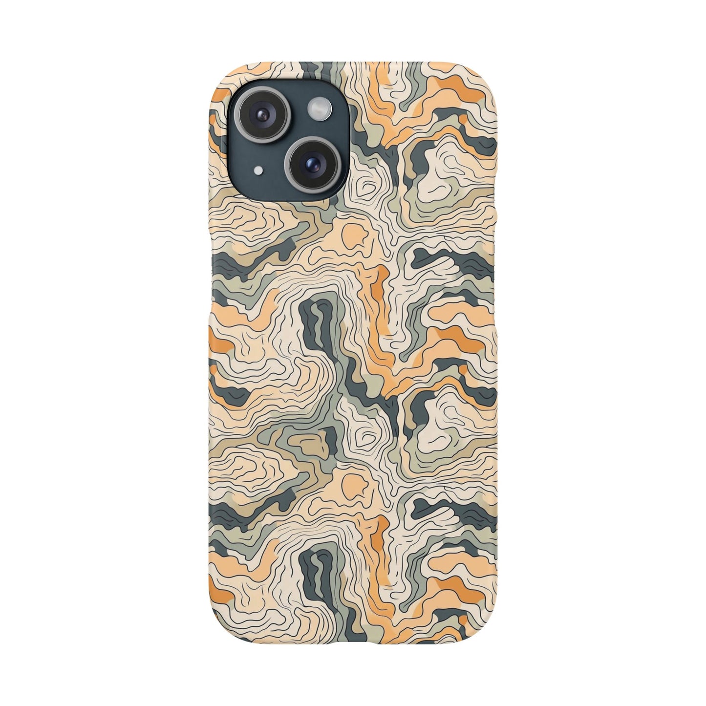 Earthy Abstract Snap Case