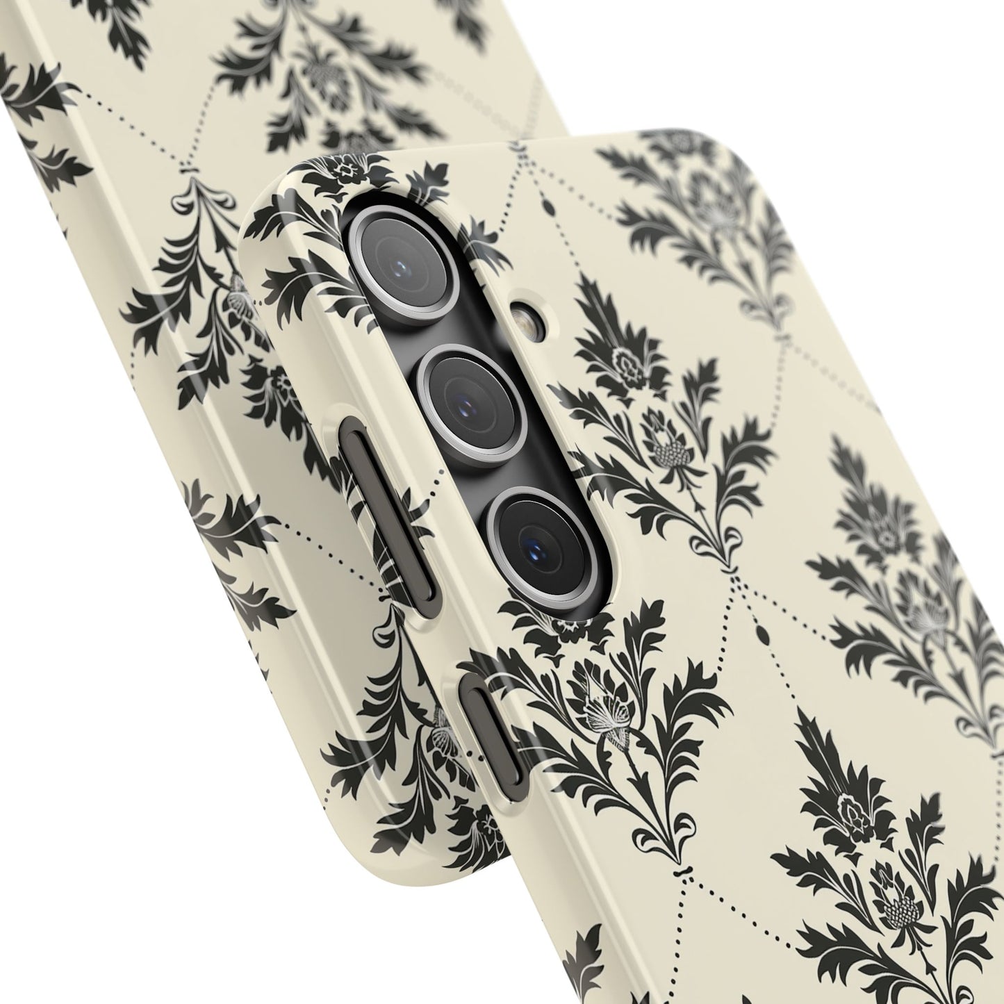 Midnight Damask Snap Case