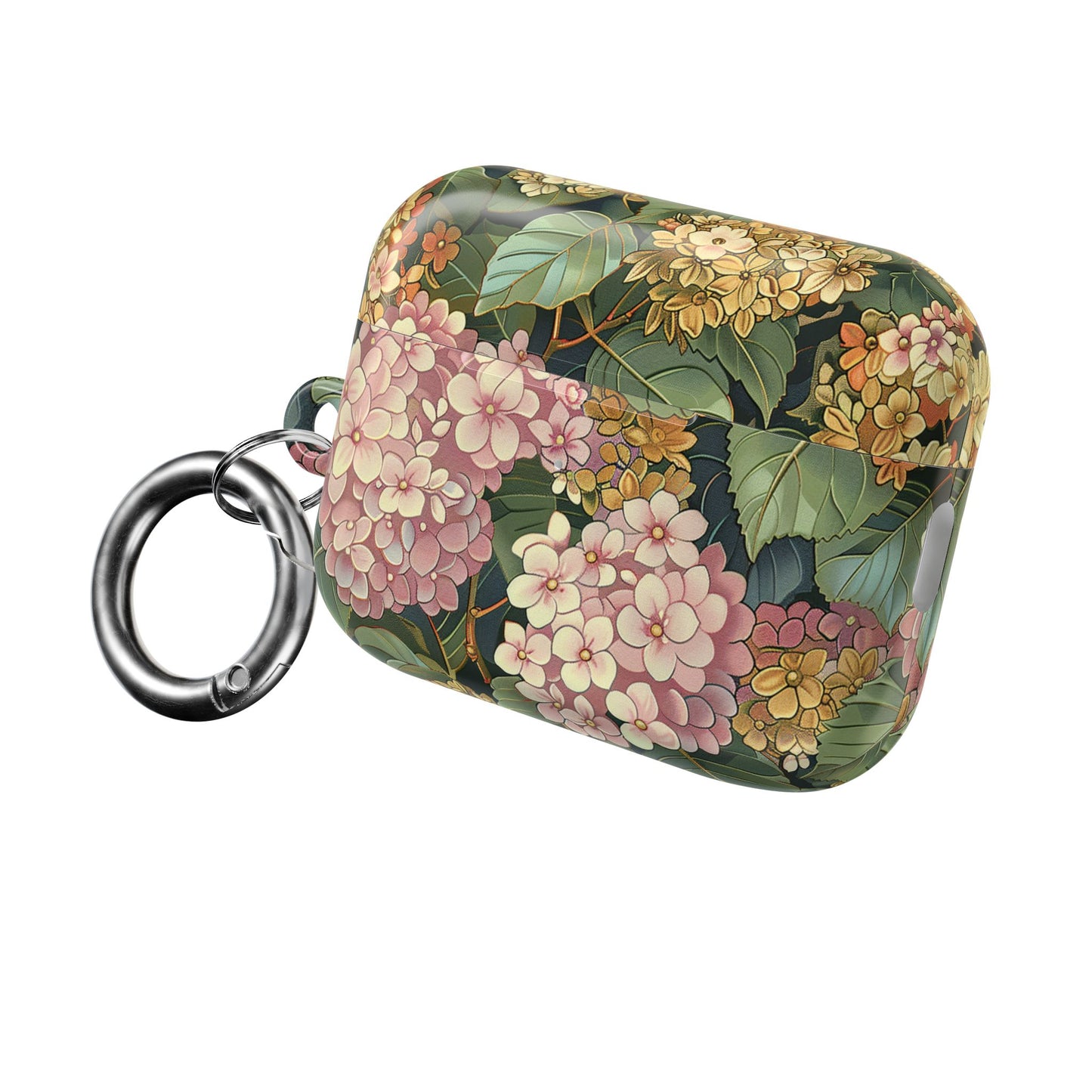 Vintage Hydrangea Floral AirPod Case
