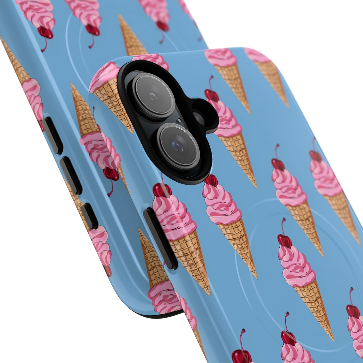 Cherry Swirl Tough Magnetic Phone Case