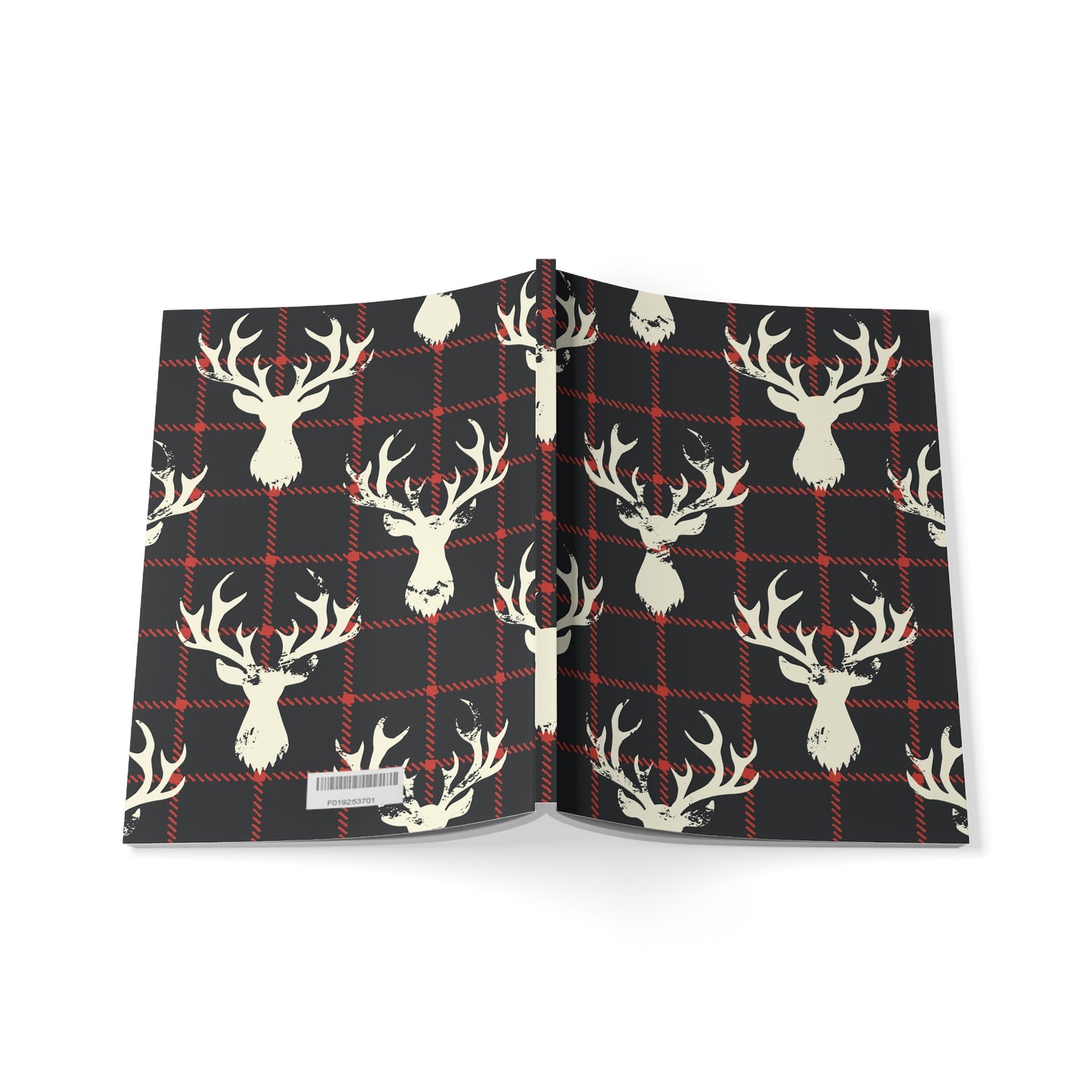 Stag Plaid Softcover Notebook, A5