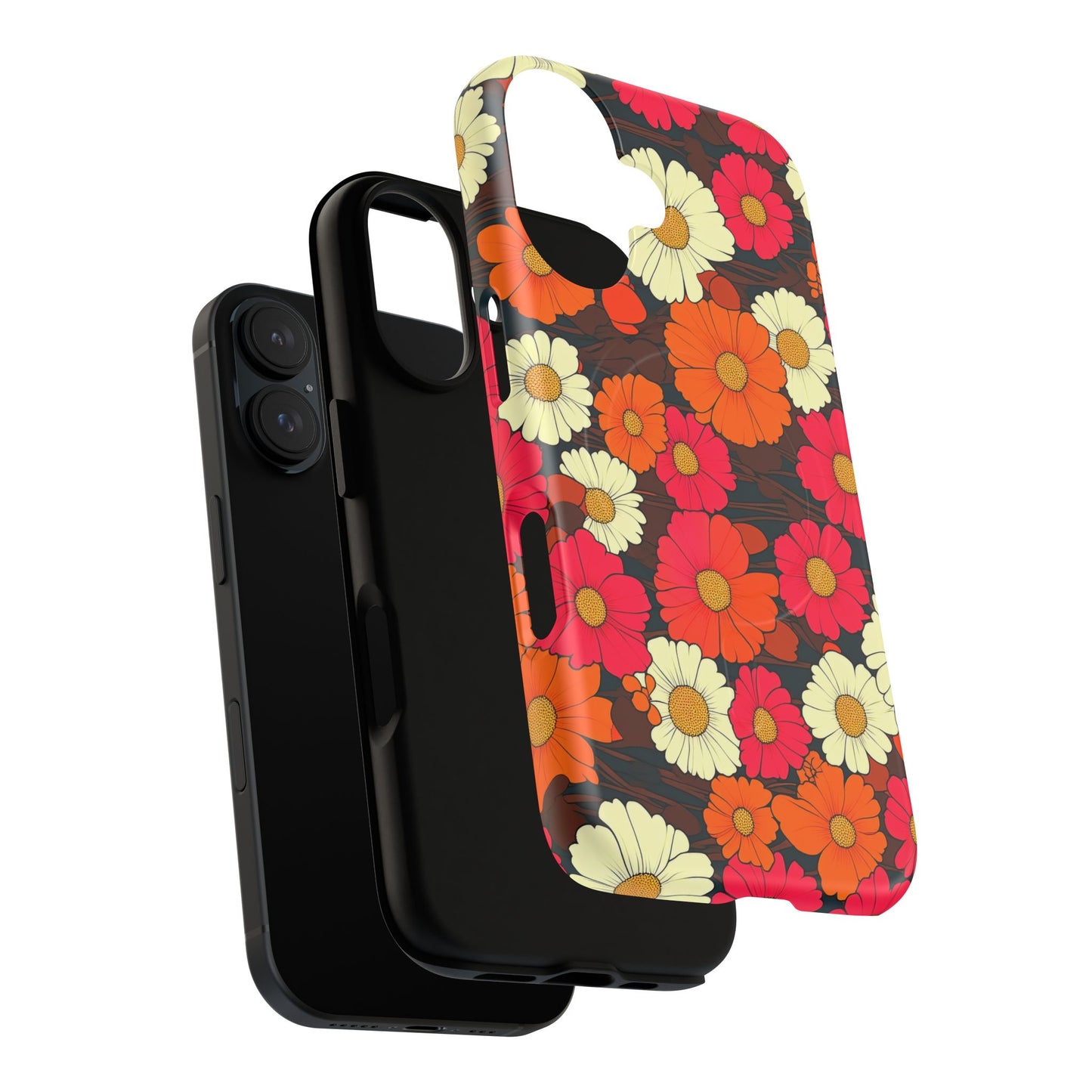 Flower Power Vintage Phone Tough Magnetic Case