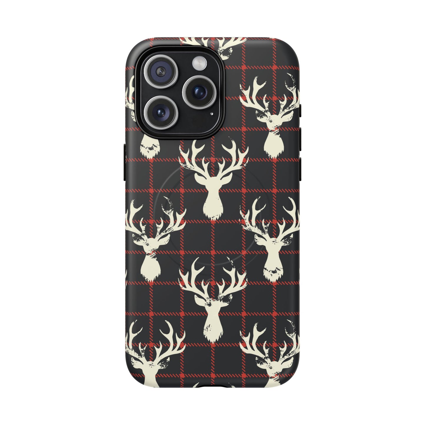 Stag Plaid Tough Magnetic Case
