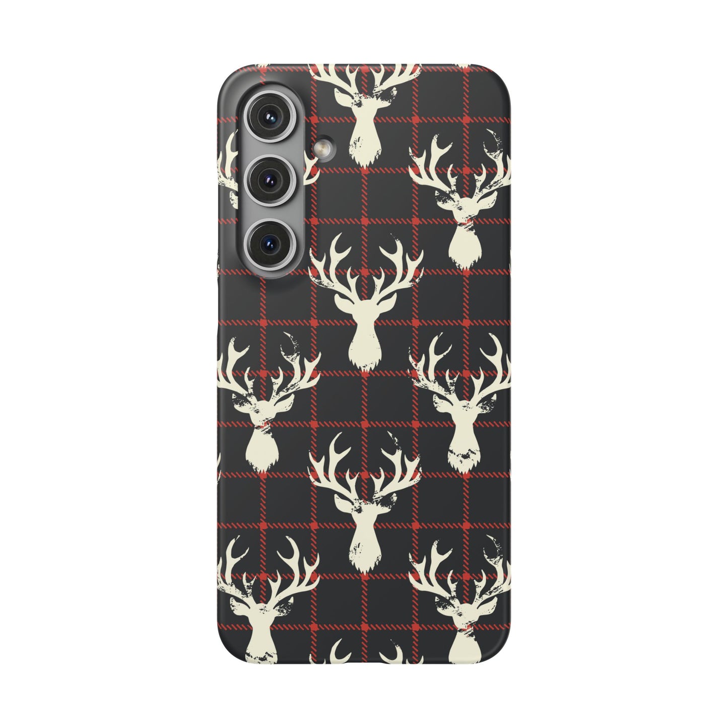 Stag Plaid Snap Case