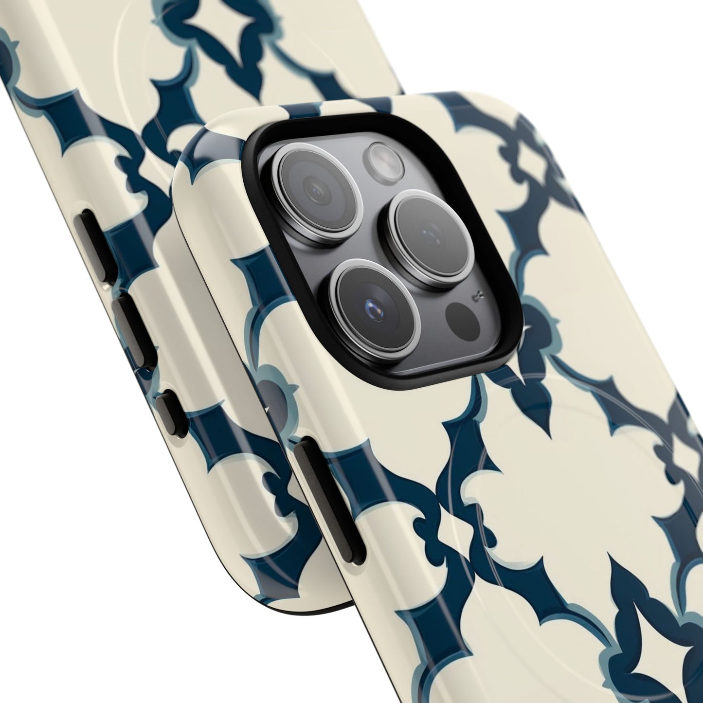 Midnight Quatrefoil Tough Magnetic Case