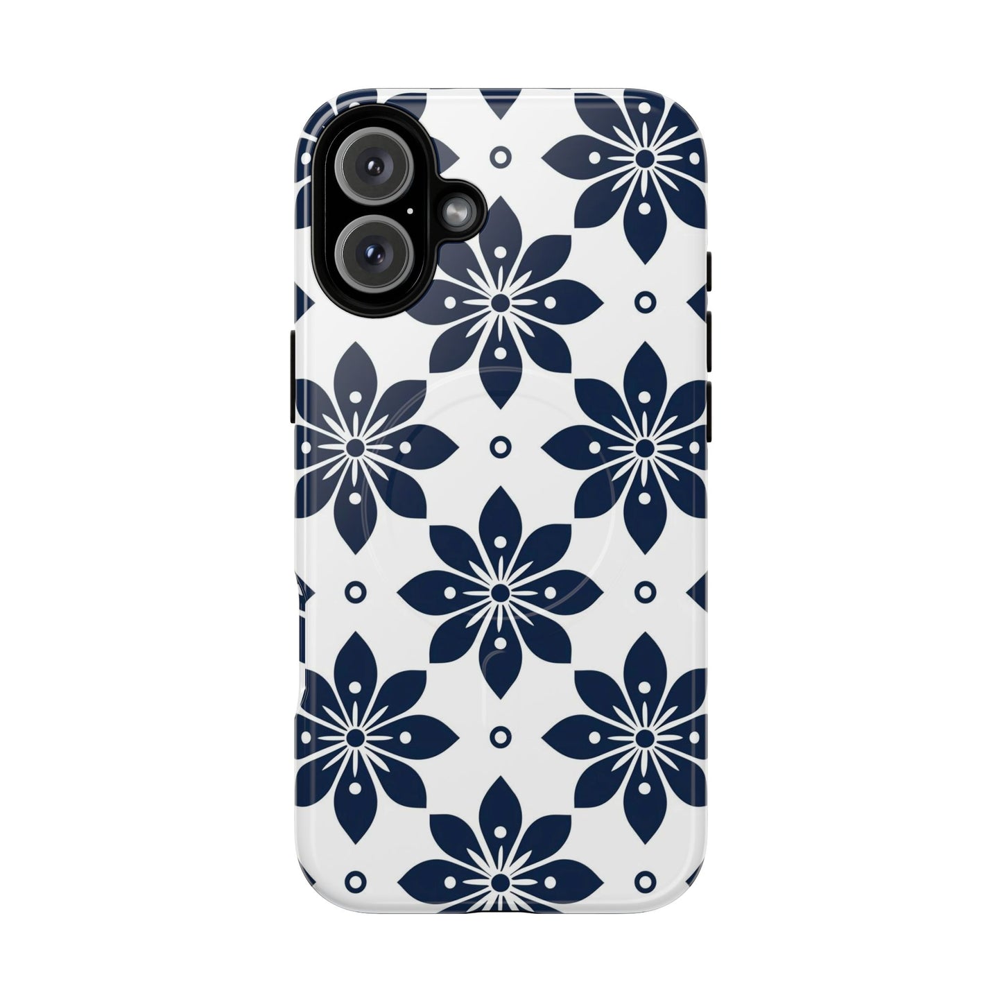 Azure Lattice Tough Magnetic Case