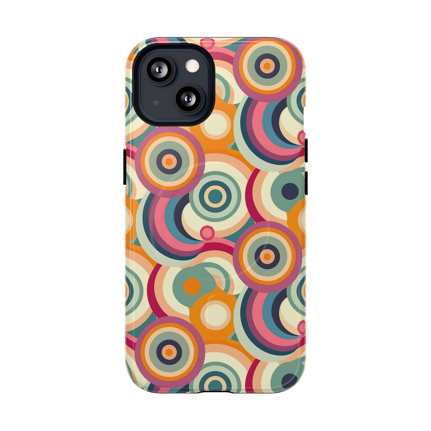 Retro Ripple Tough Magnetic Phone Case
