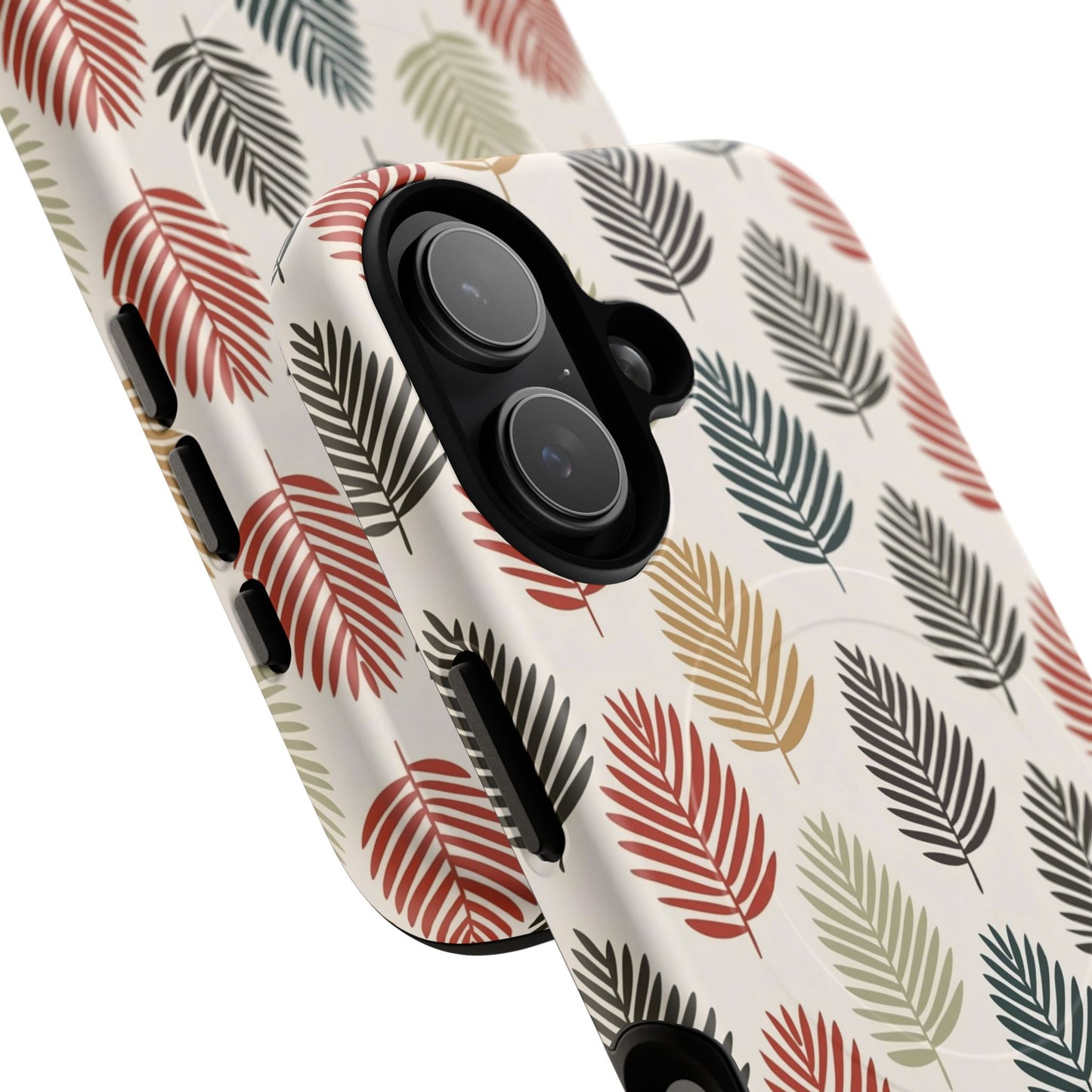 Robuste magnetische Handyhülle mit Herbstlaub-Motiv