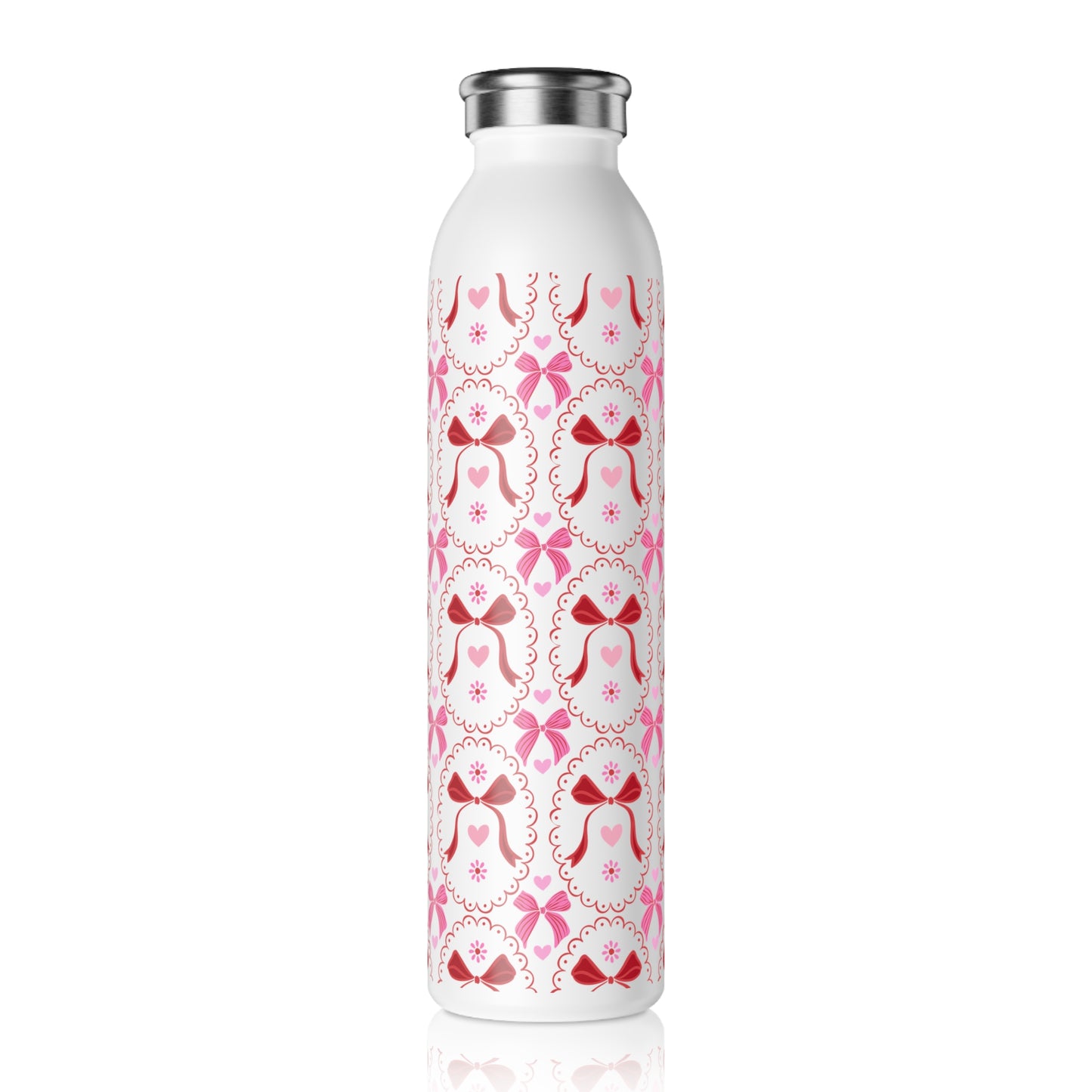 Coquette Bow Slim Water Bottle