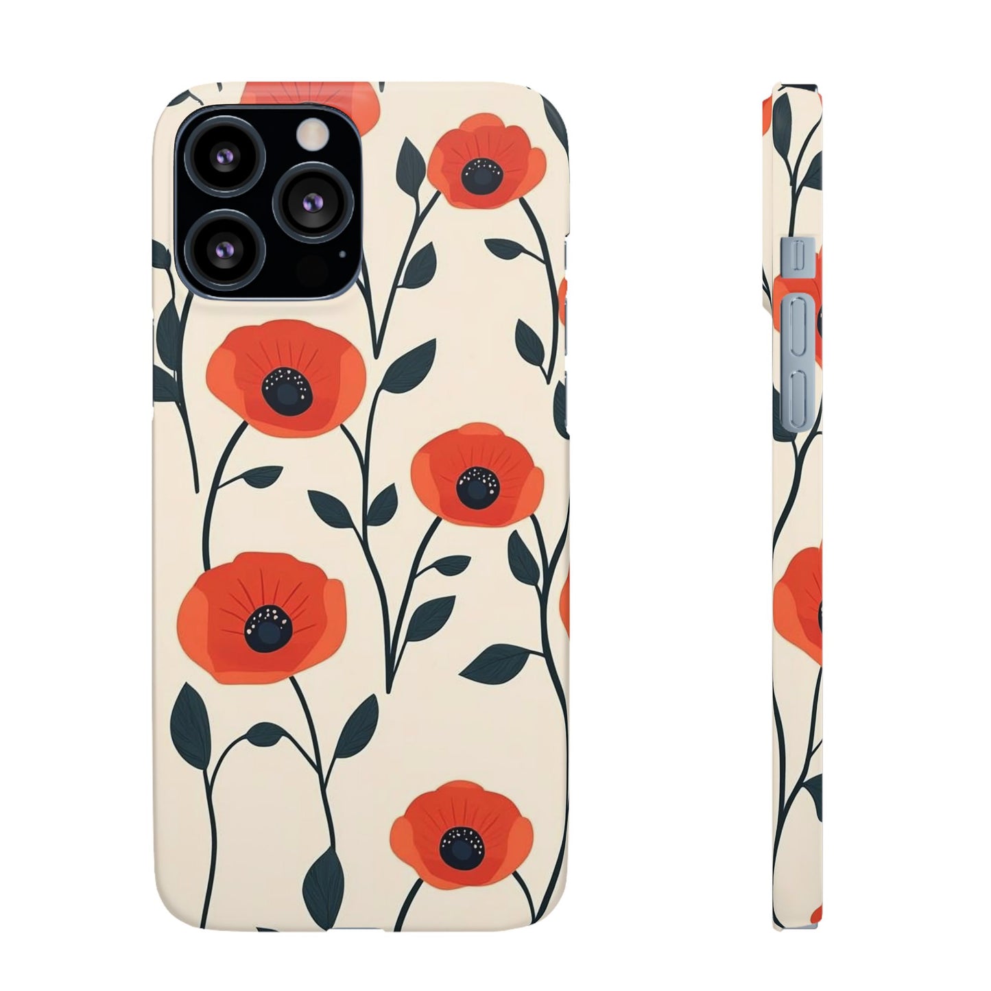 Poppy Fields Phone Snap Case