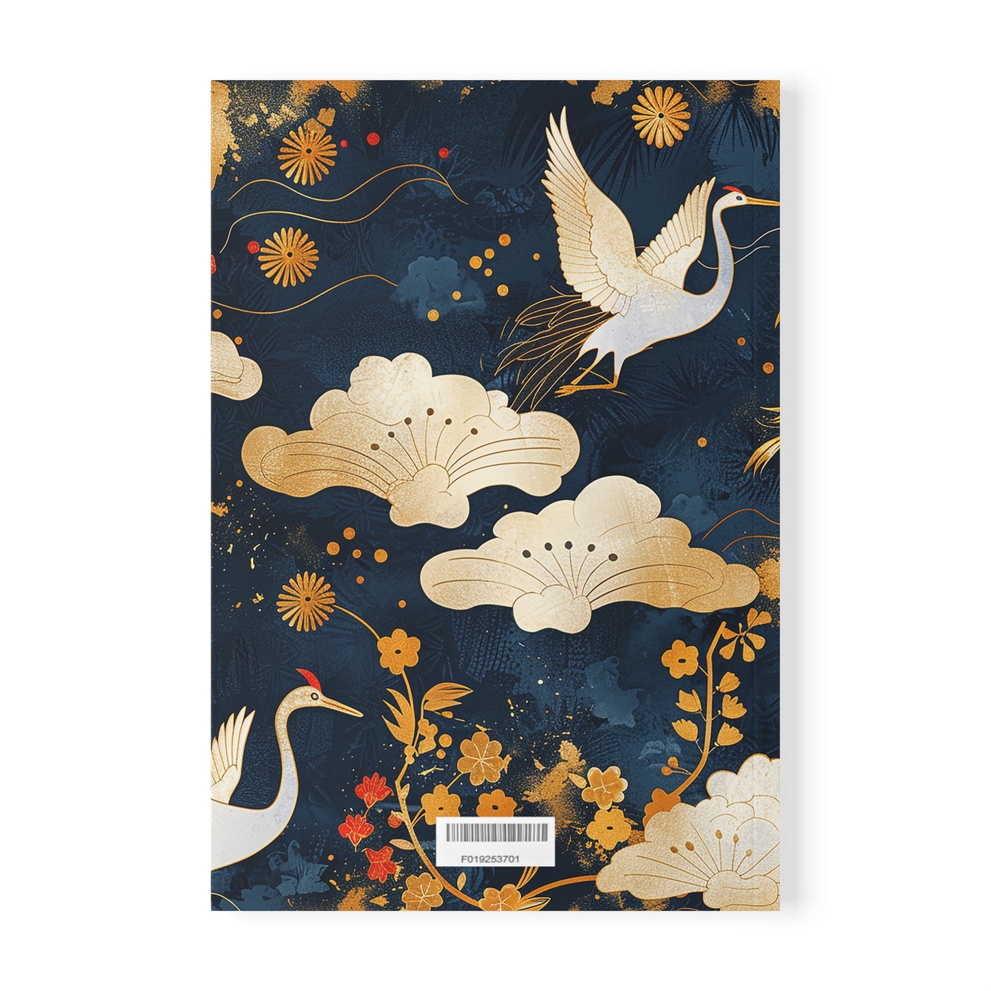 Take Flight Elegant Crane Softcover Notebook, A5