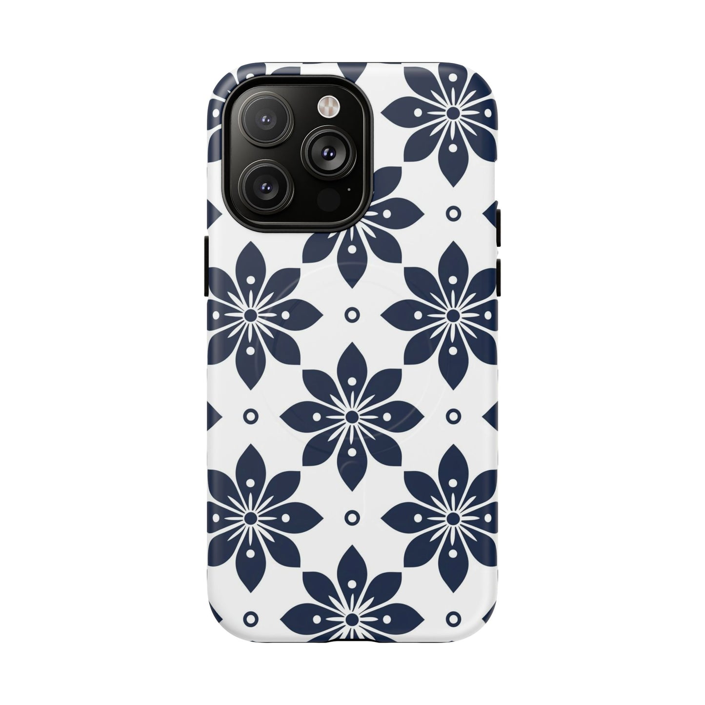 Azure Lattice Tough Magnetic Case