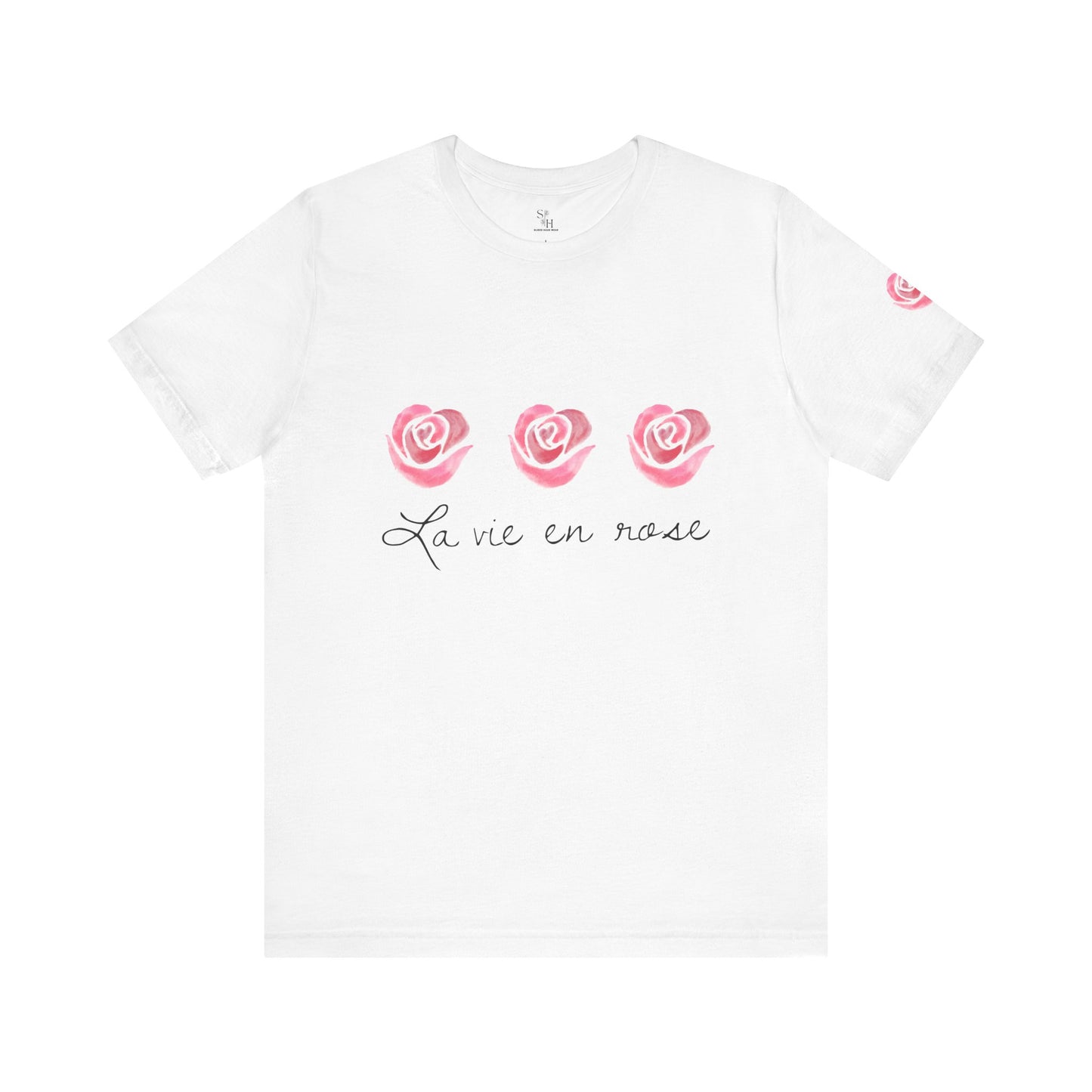 La Vie en Rose Unisex Jersey Tee