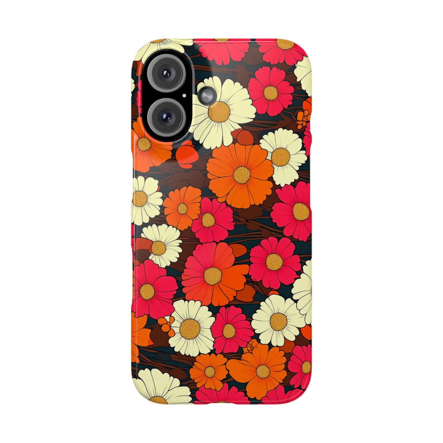 Petal Swing Retro Phone Snap Case