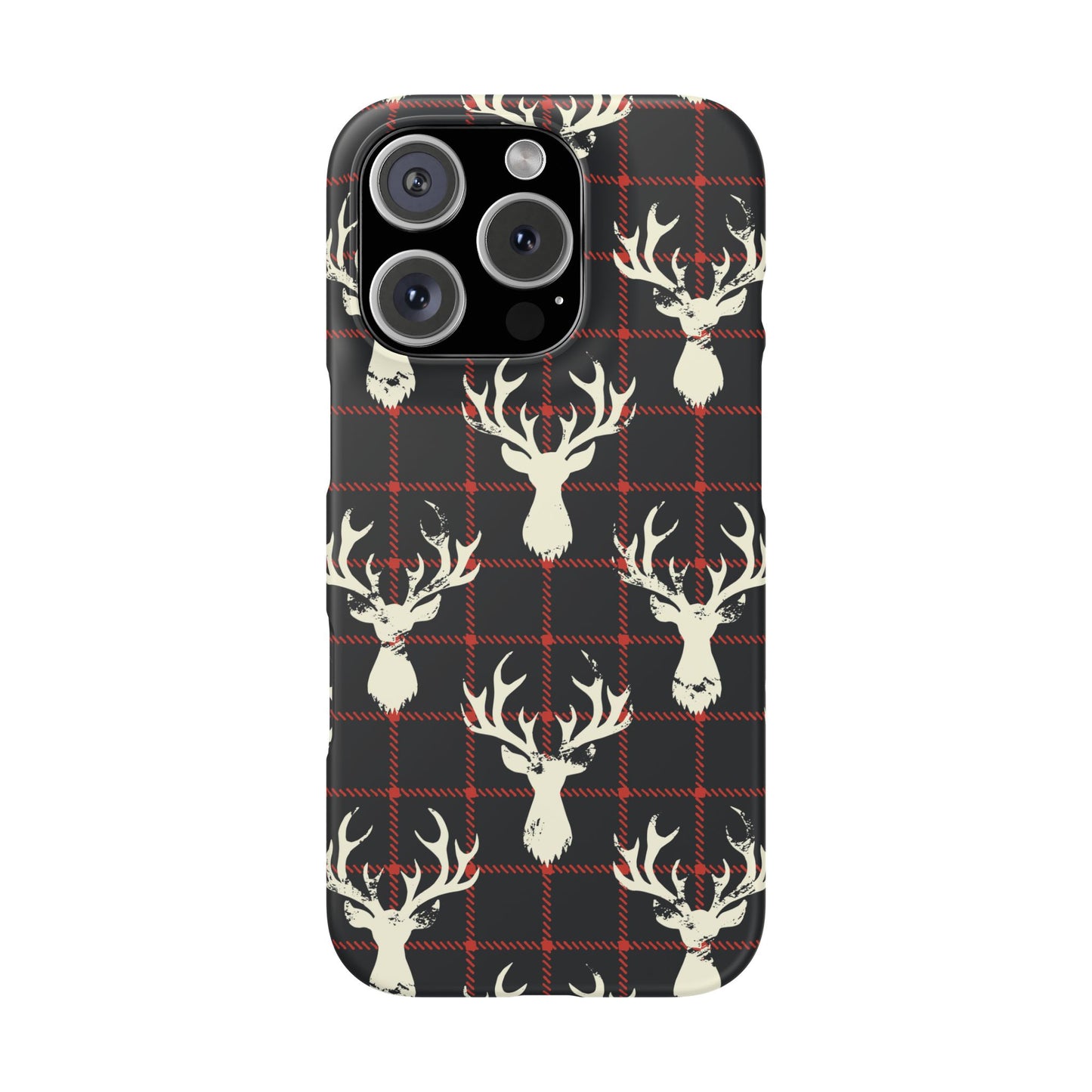 Stag Plaid Snap Case