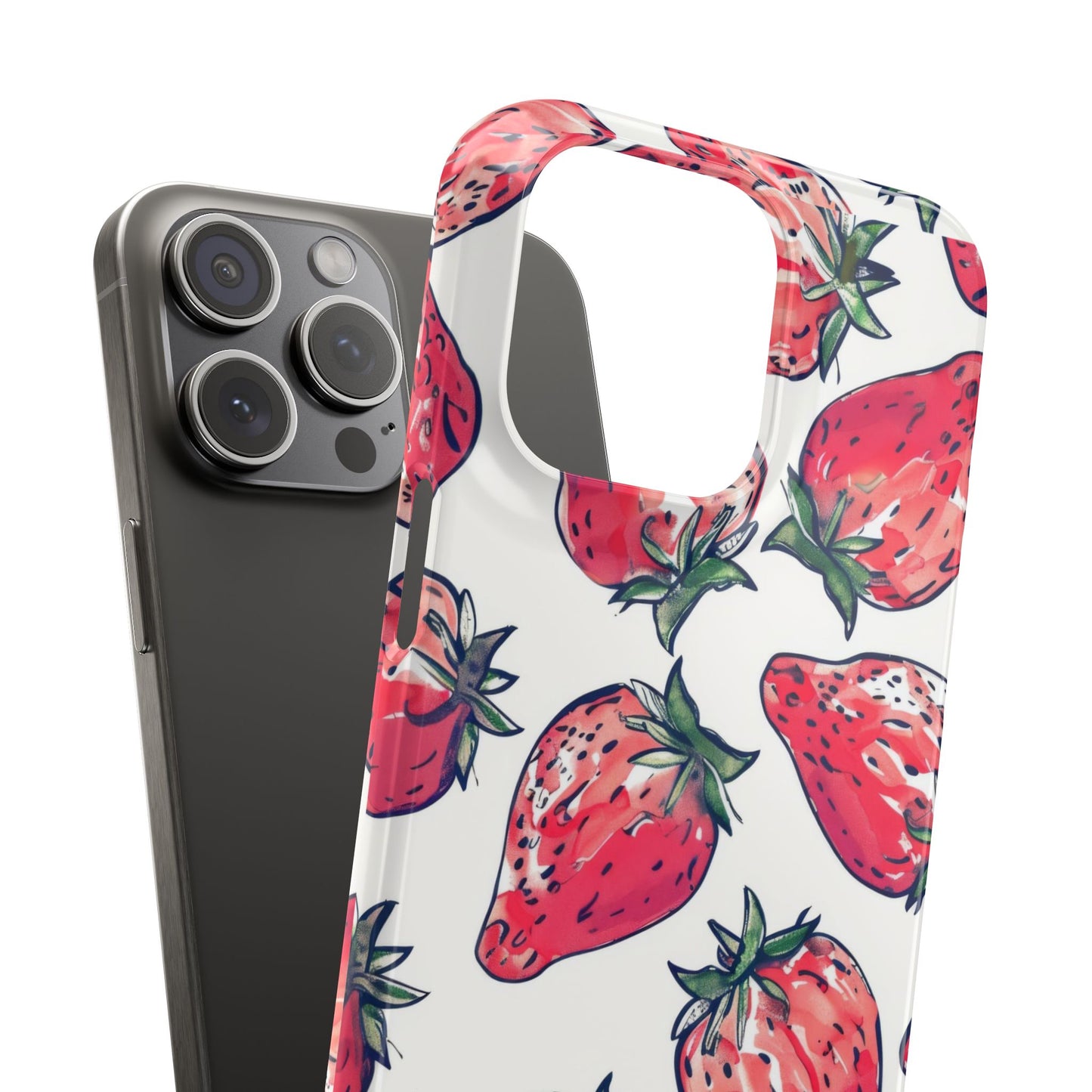 Creamy Berry Phone Snap Case