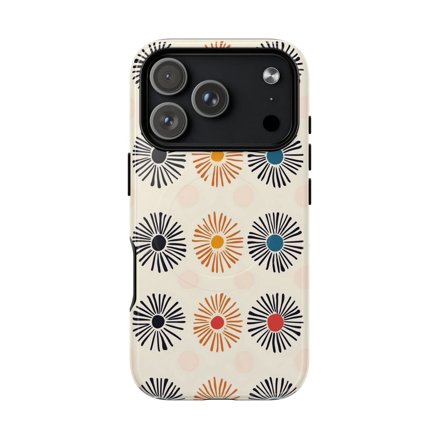 Burstwise Colorful Floral Tough Magnetic Case