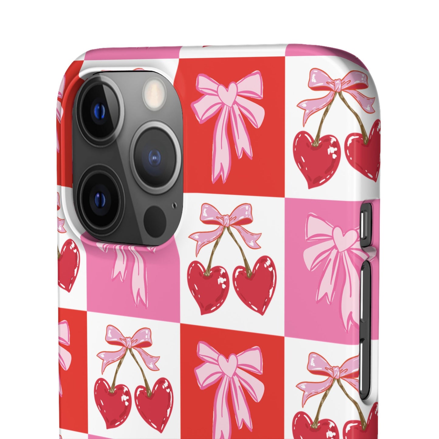 Sweet Pink Coquette Snap Case